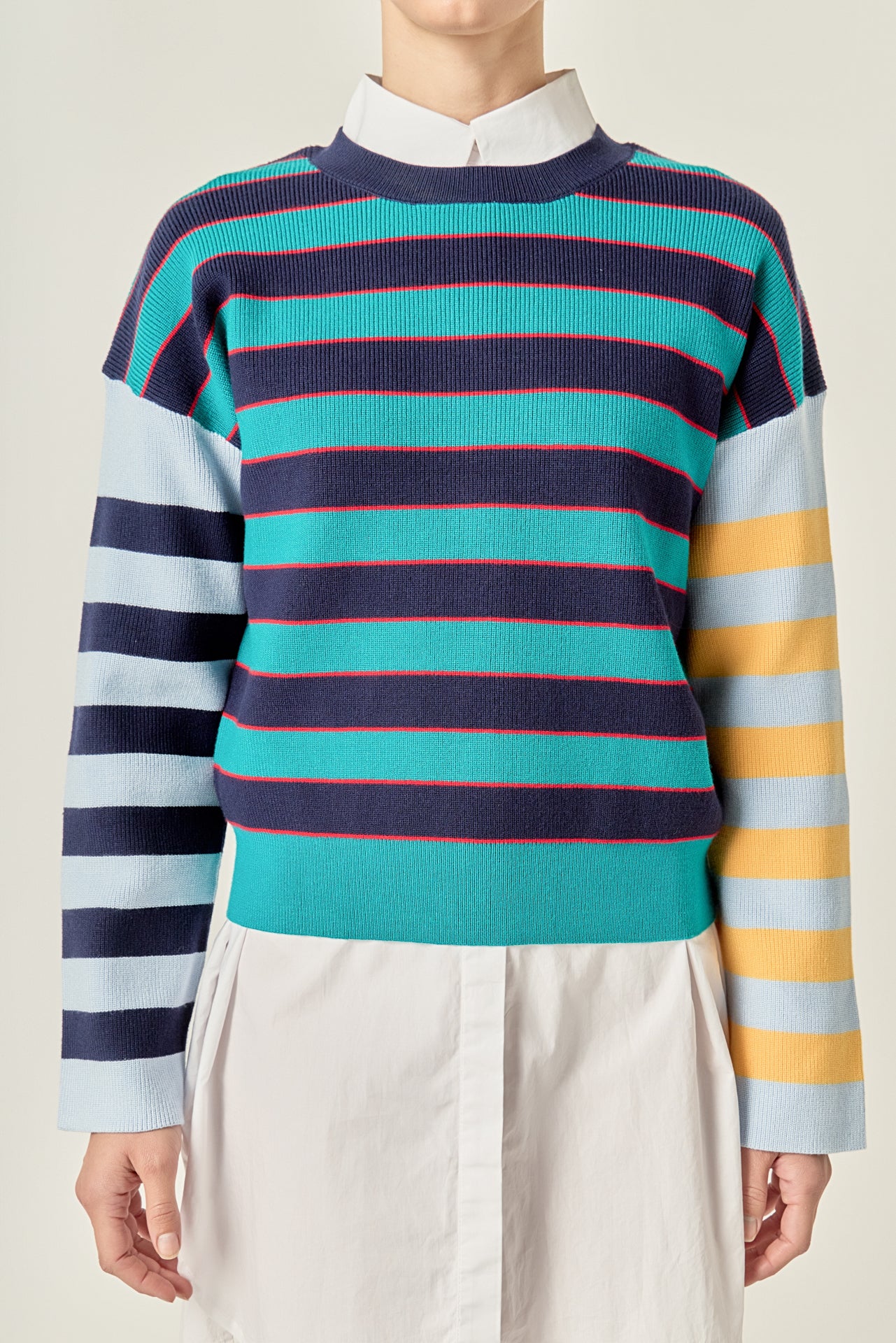 Striped Knit Top - Image 2