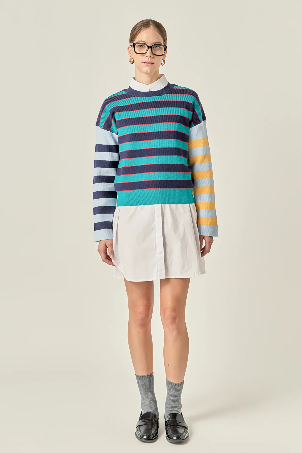Striped Knit Top - Image 3
