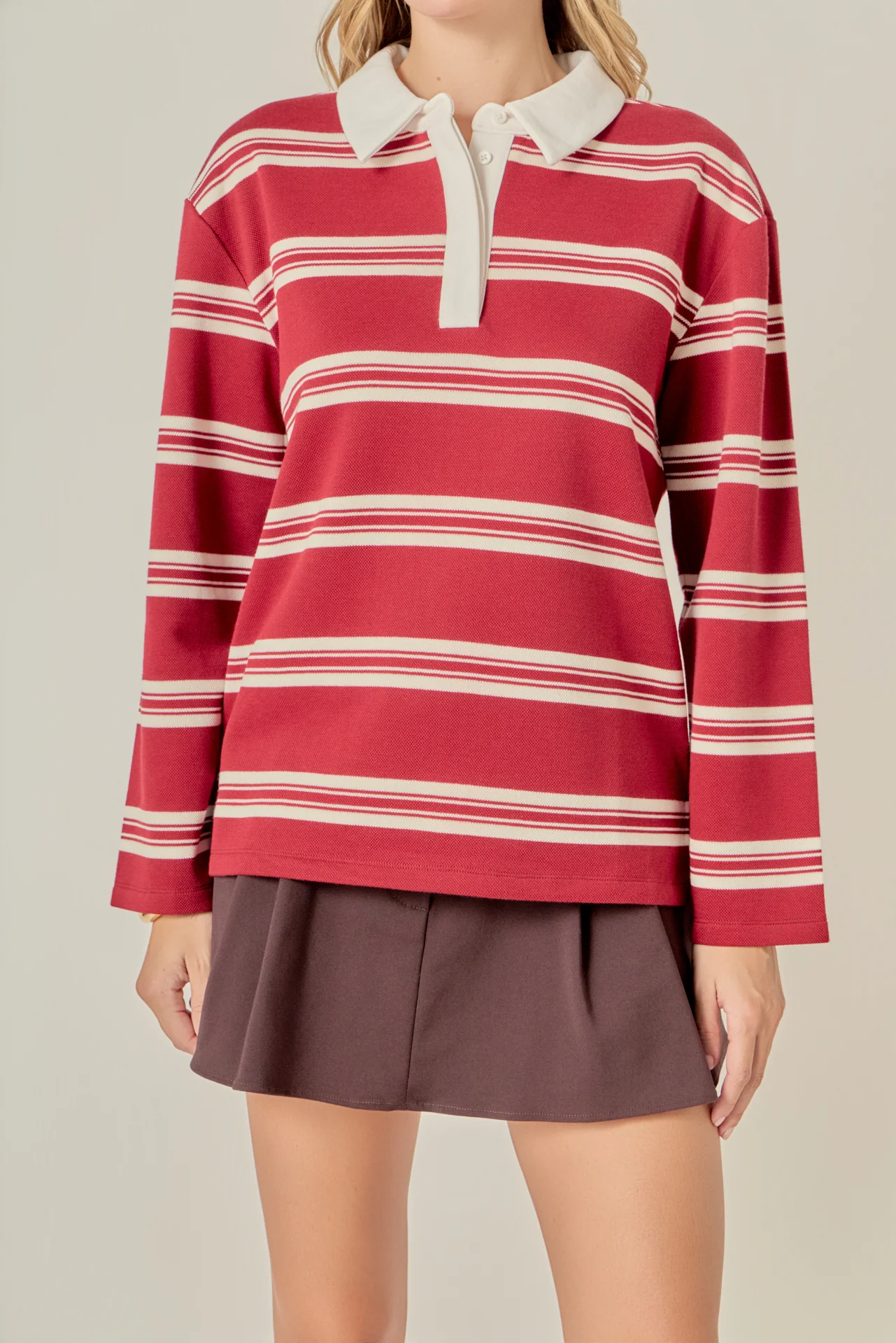 Striped Polo Shirt - Image 2