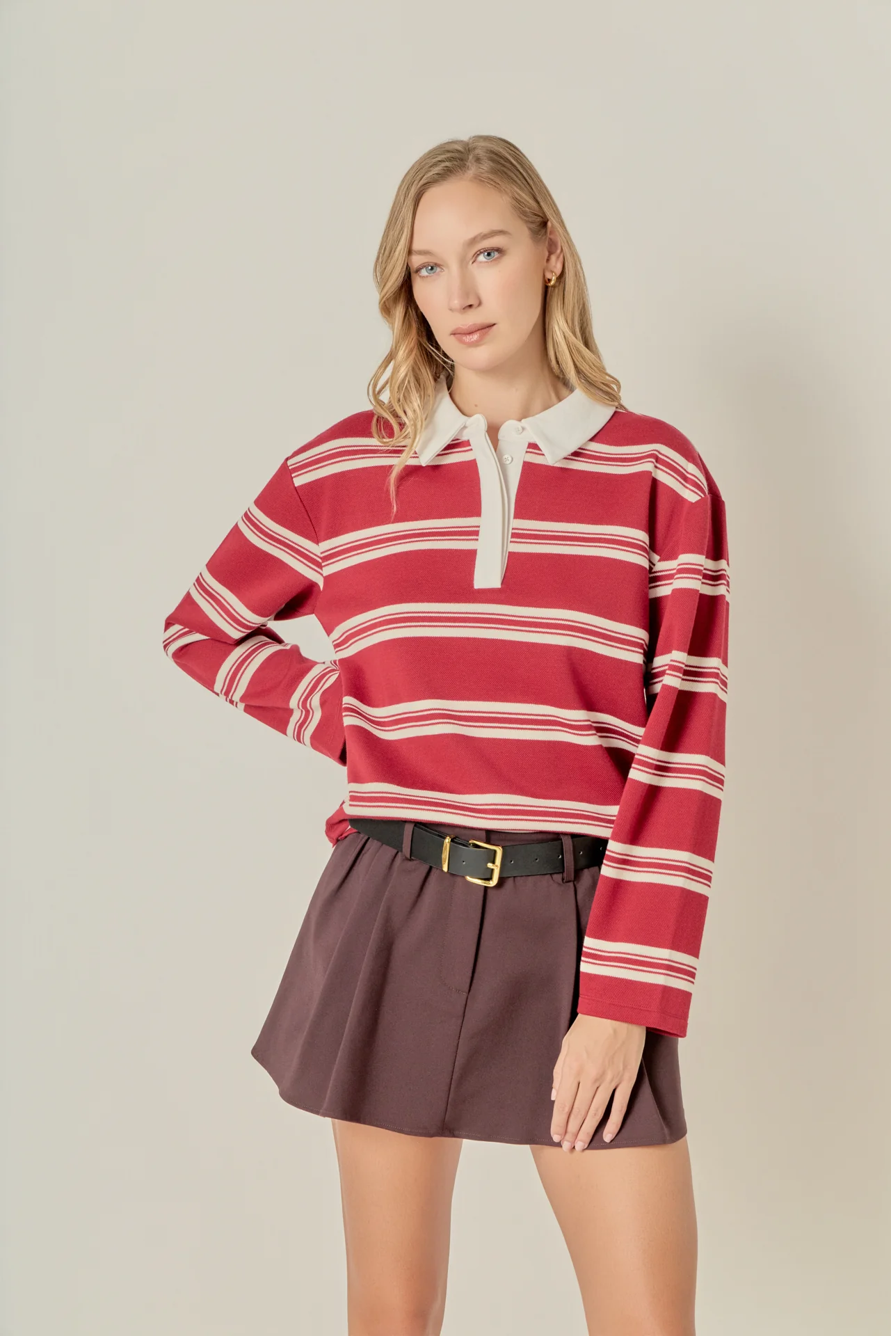 Striped Polo Shirt - Image 5