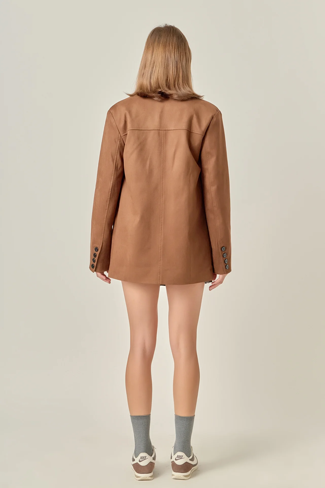 Faux Suede Jacket - Image 4