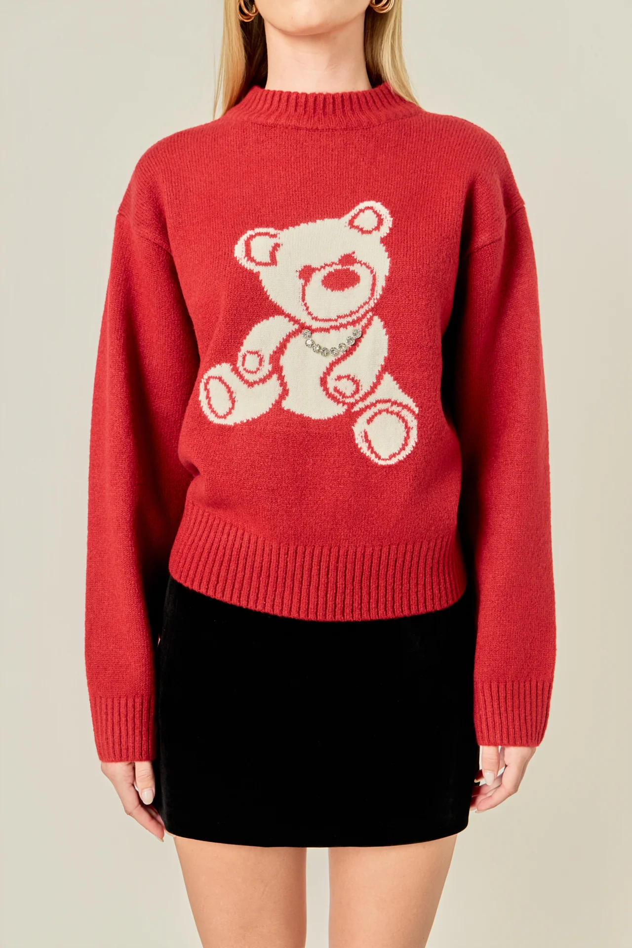Olivia Teddy Bear Knit - Image 2