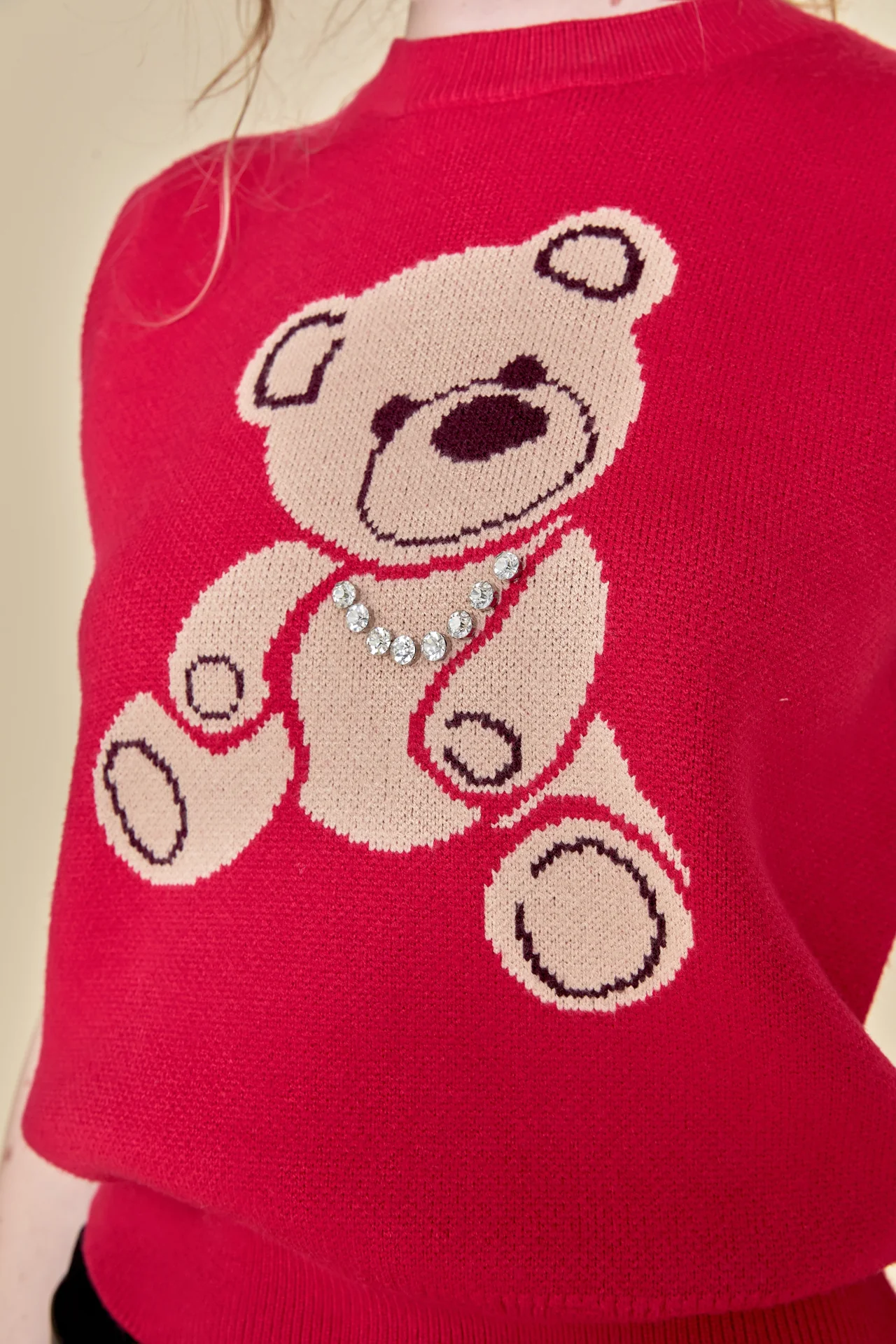 Teddy Bear Knit Vest - Image 2