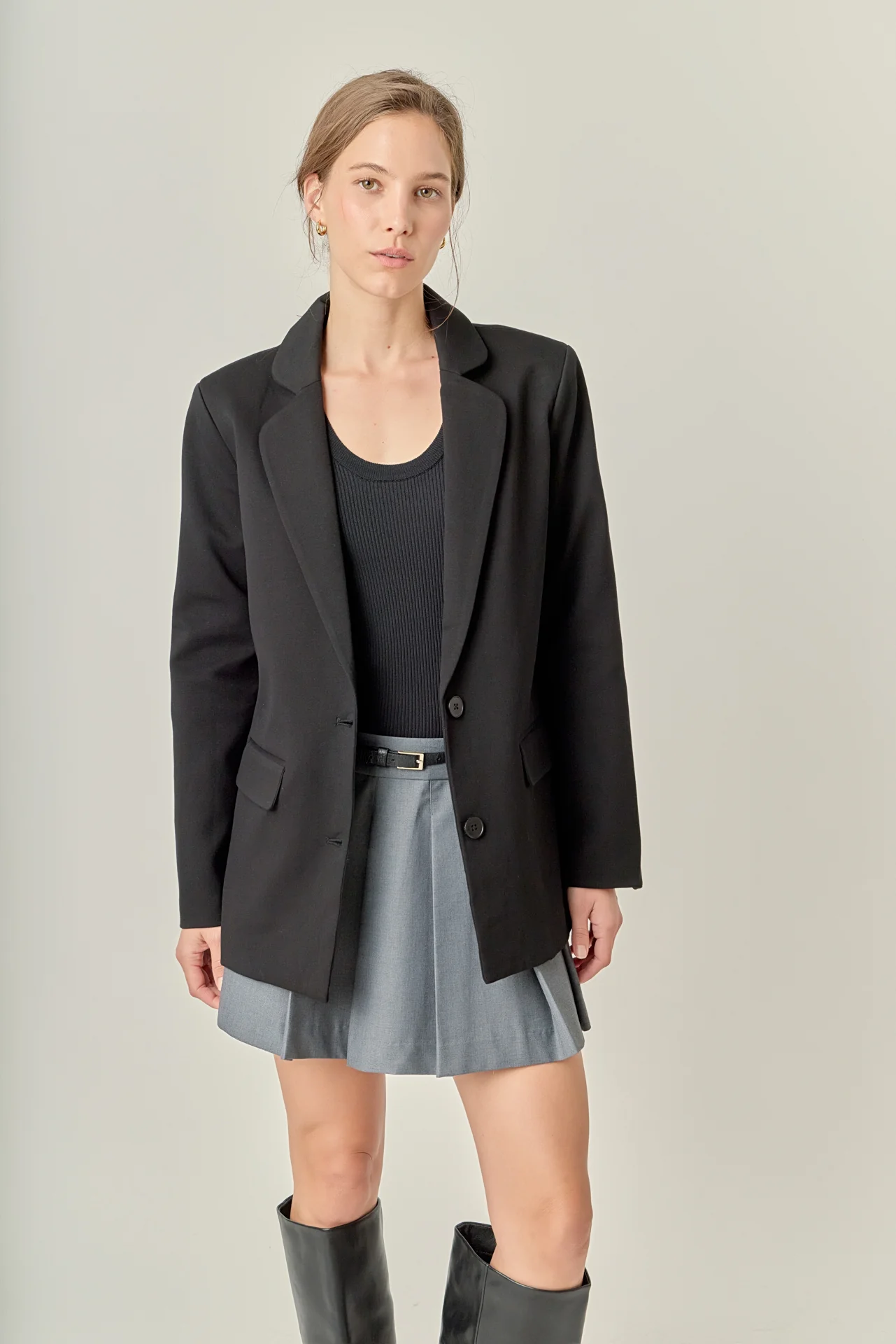 Terry Round Collared Blazer - Image 10