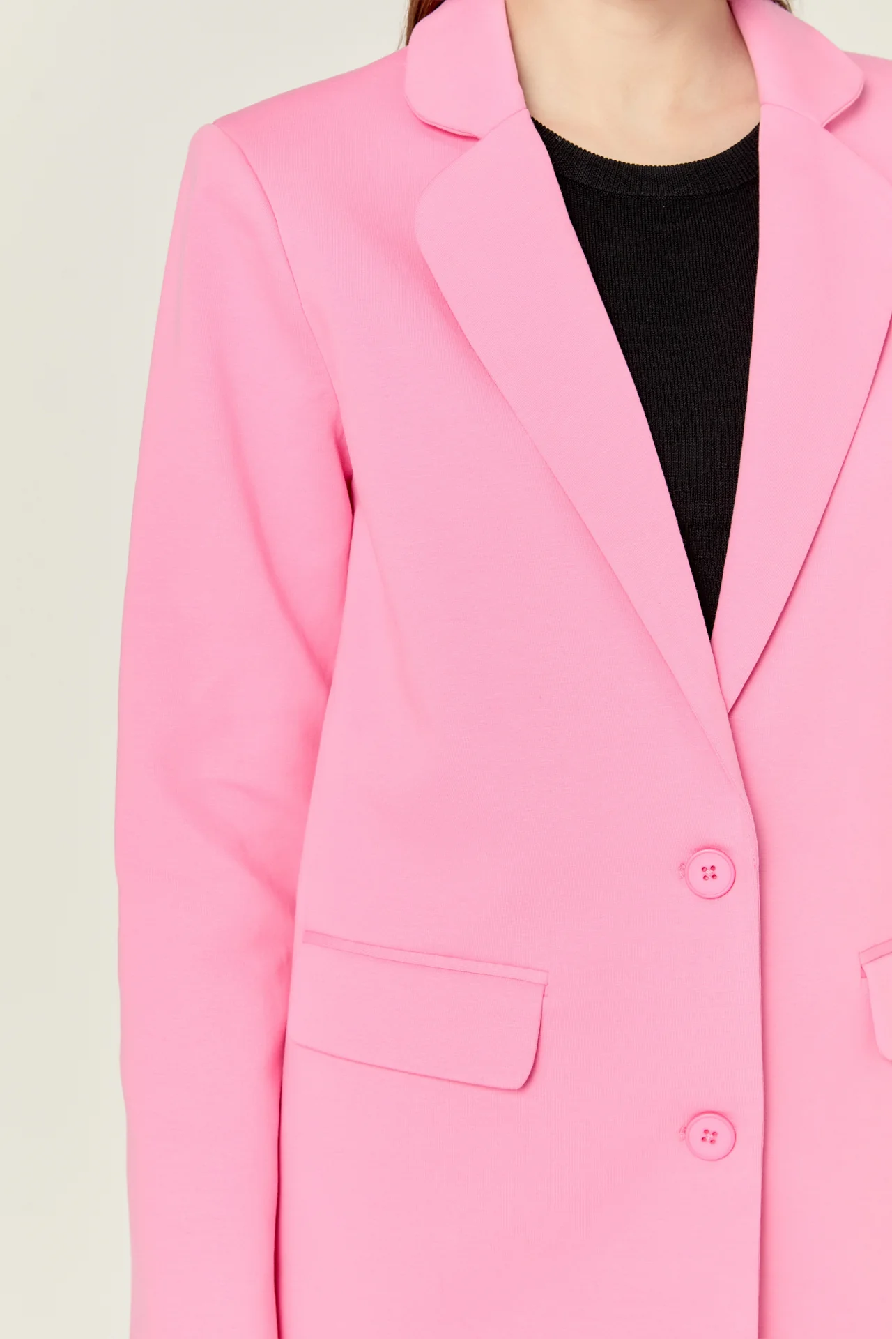 Terry Round Collared Blazer - Image 2