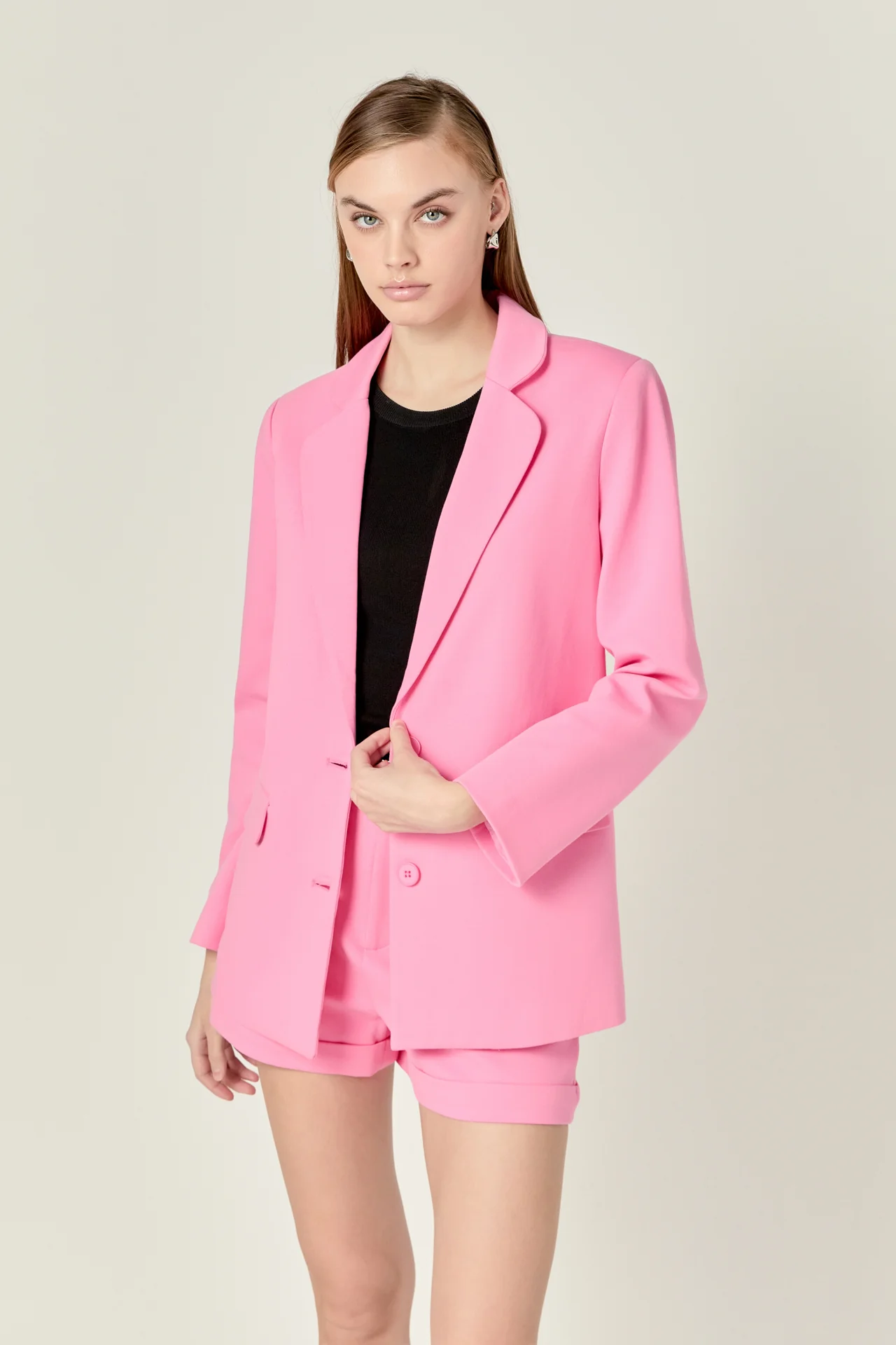 Terry Round Collared Blazer - Image 5