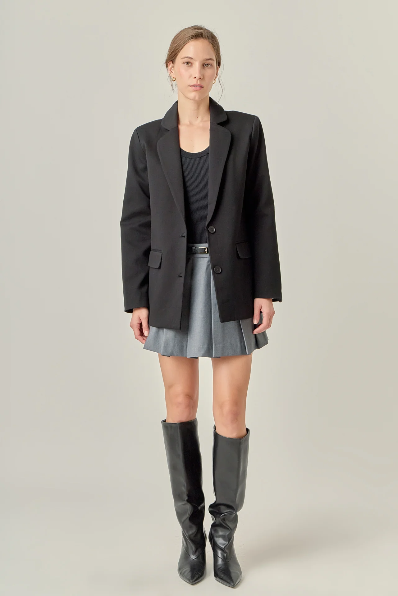 Terry Round Collared Blazer - Image 7