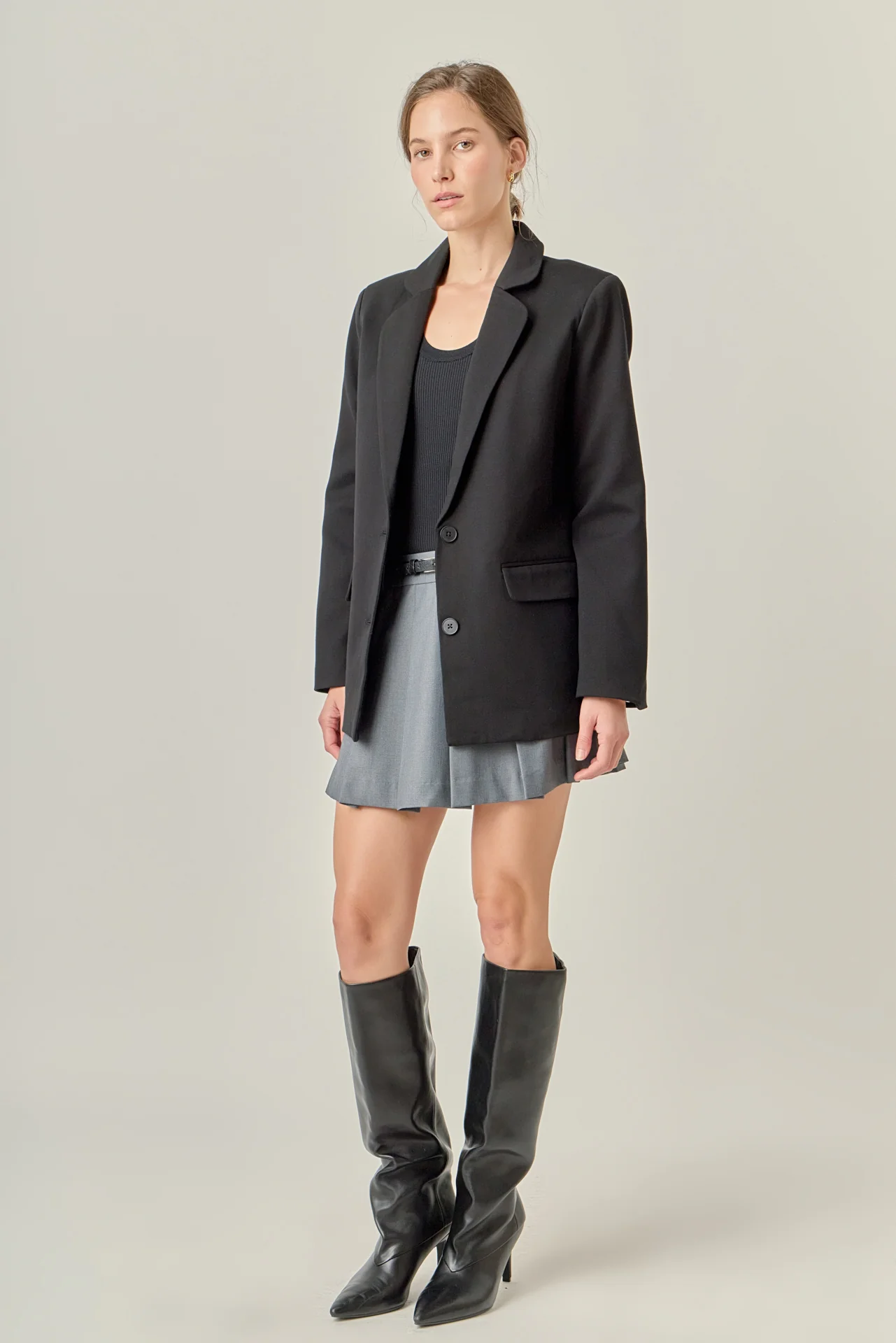 Terry Round Collared Blazer - Image 8