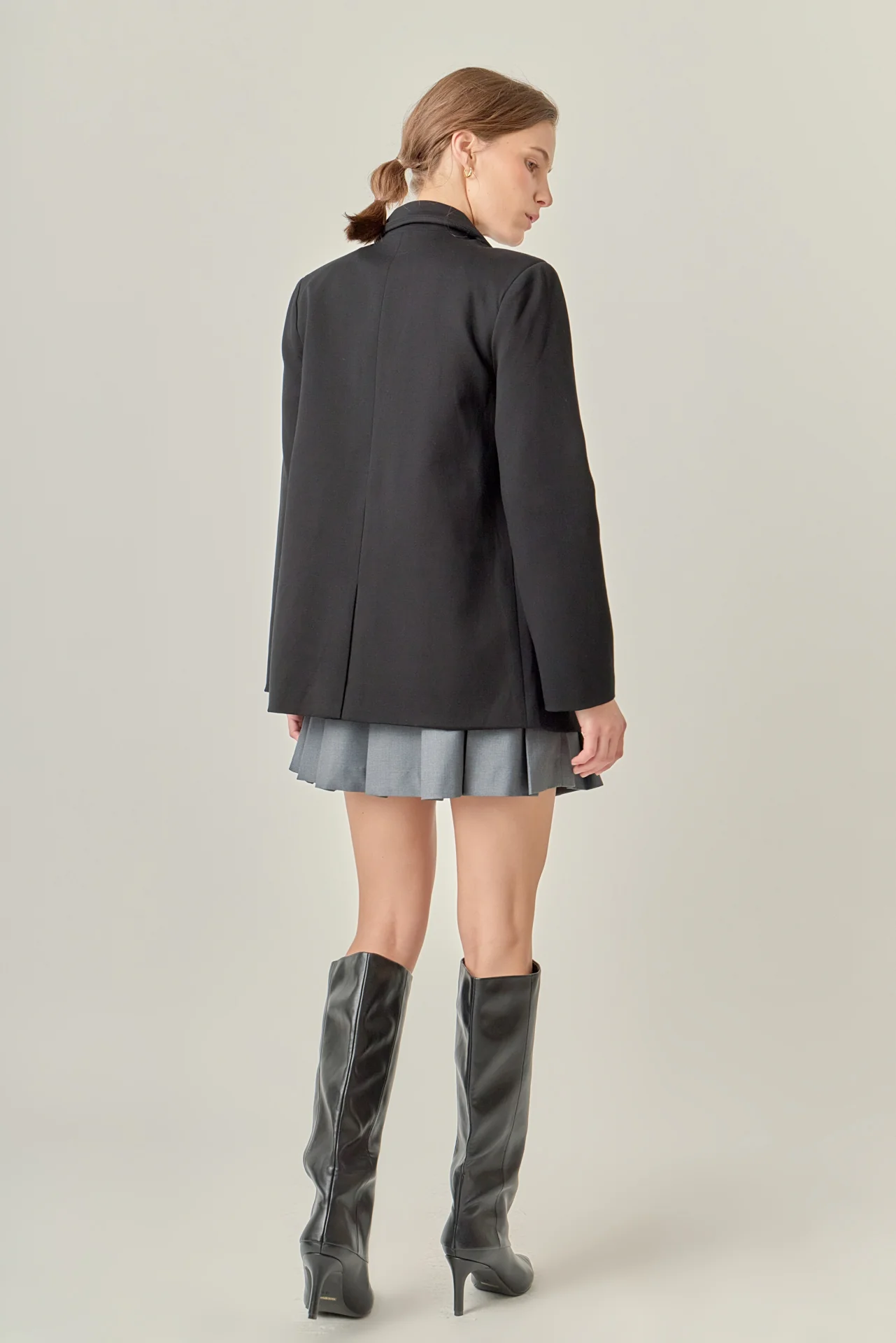 Terry Round Collared Blazer - Image 9