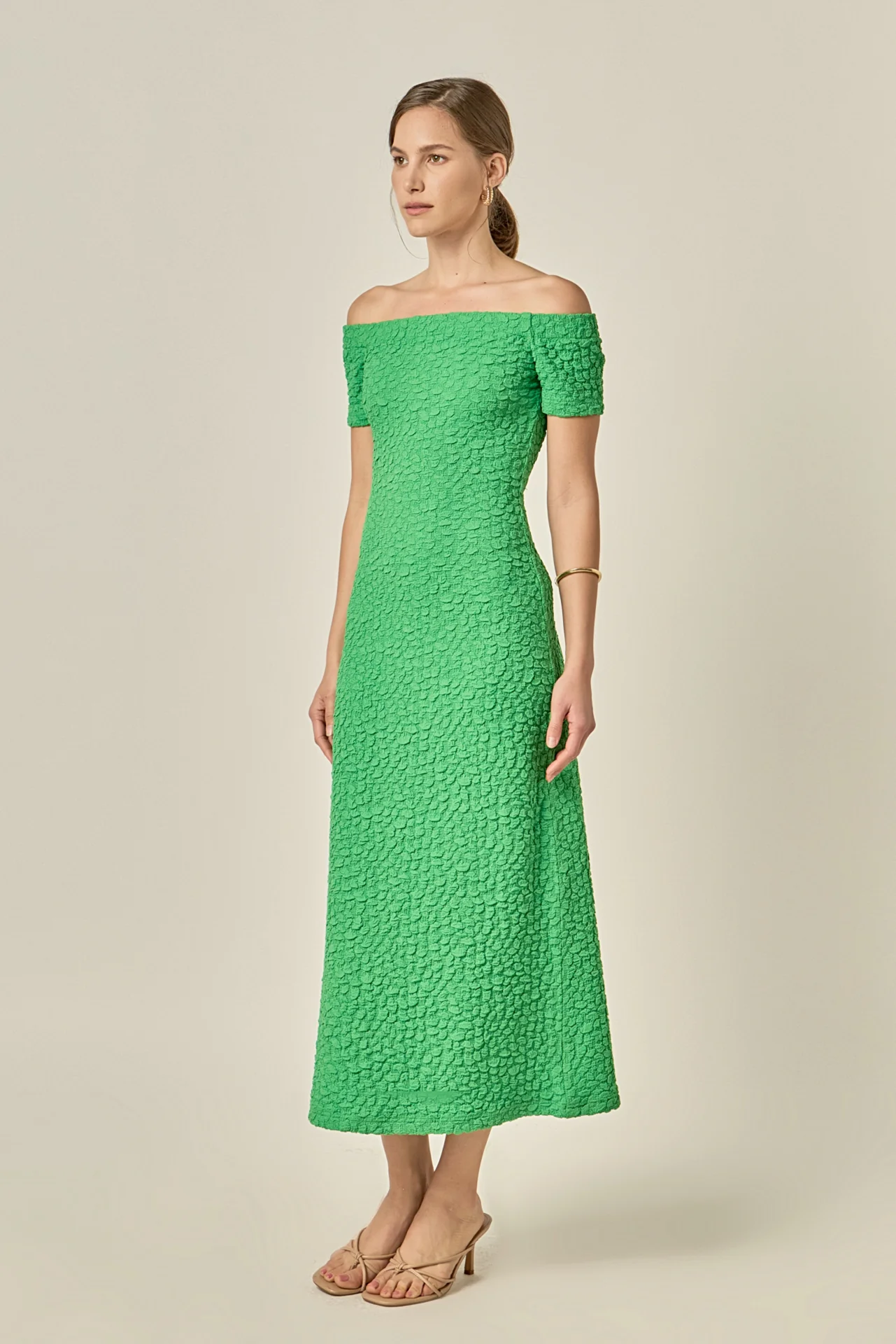 Textured Midi Dress - Image 10