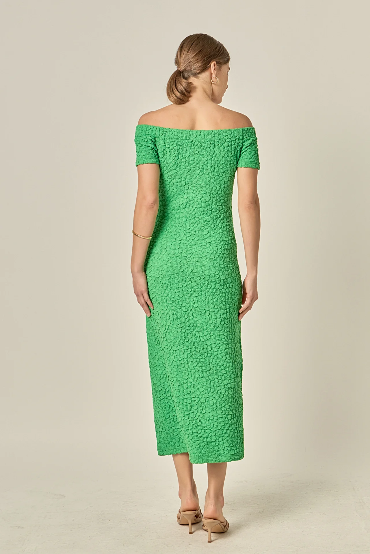 Textured Midi Dress - Image 11