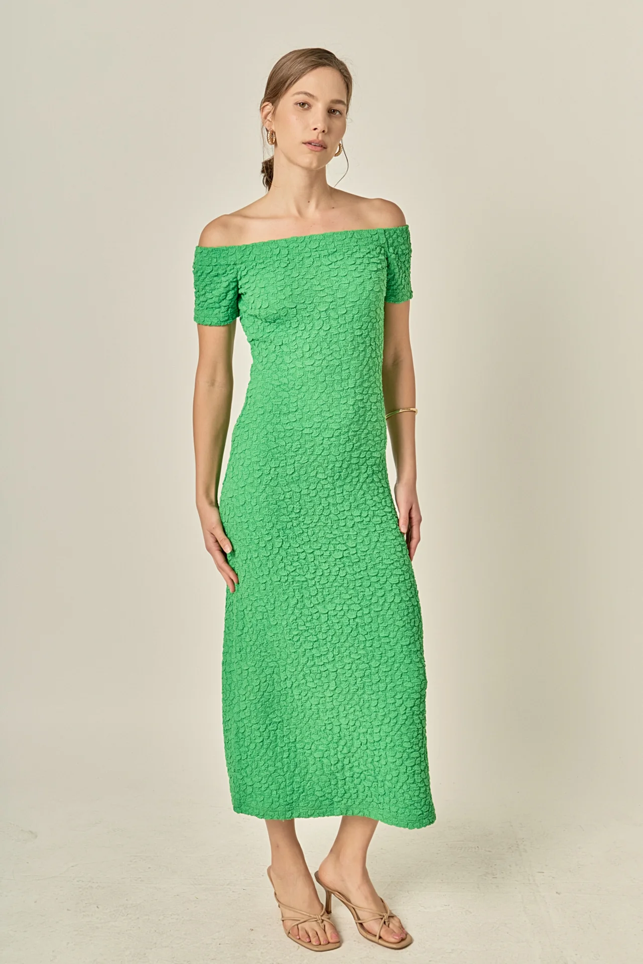 Textured Midi Dress - Image 12