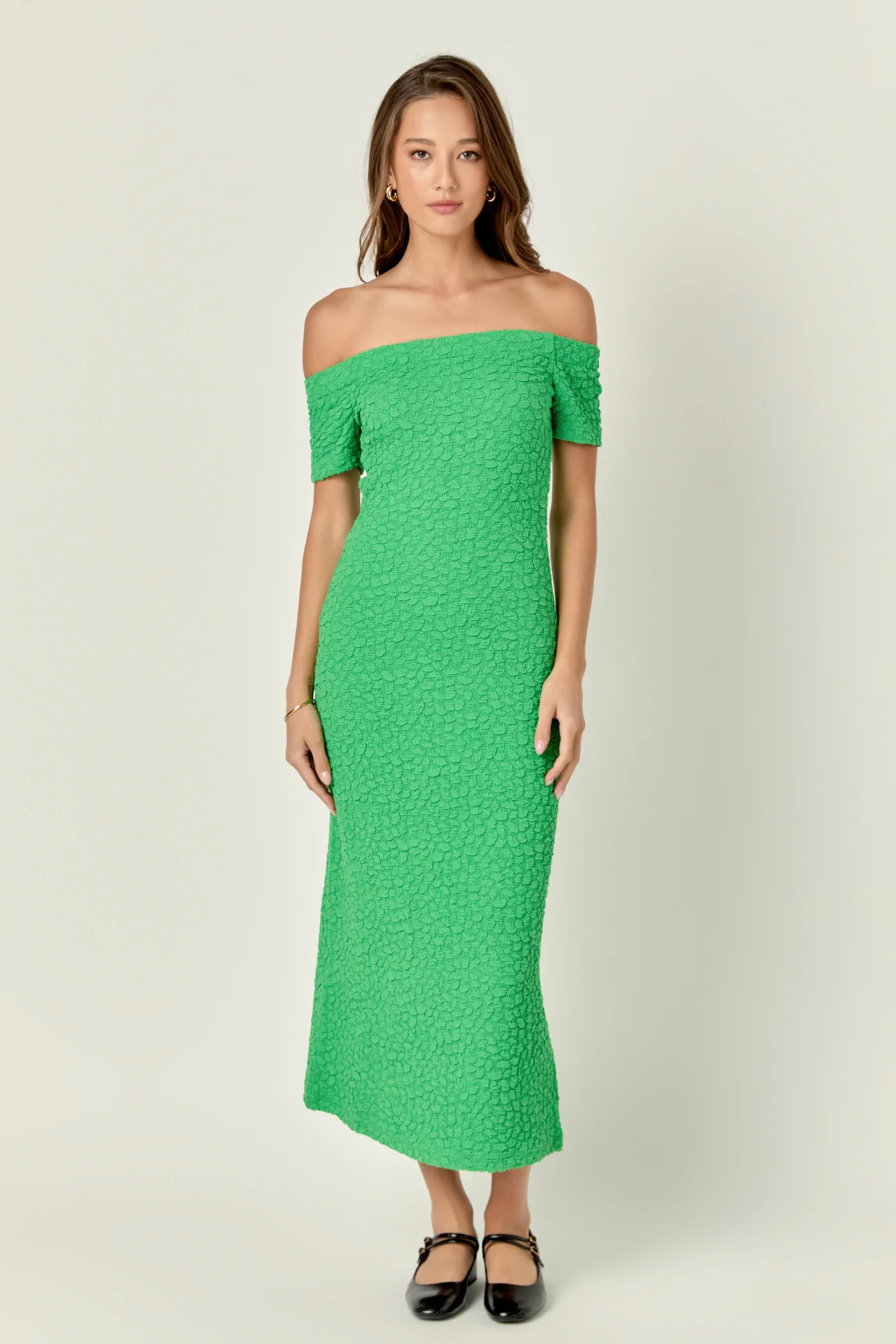 Textured Midi Dress - Image 13
