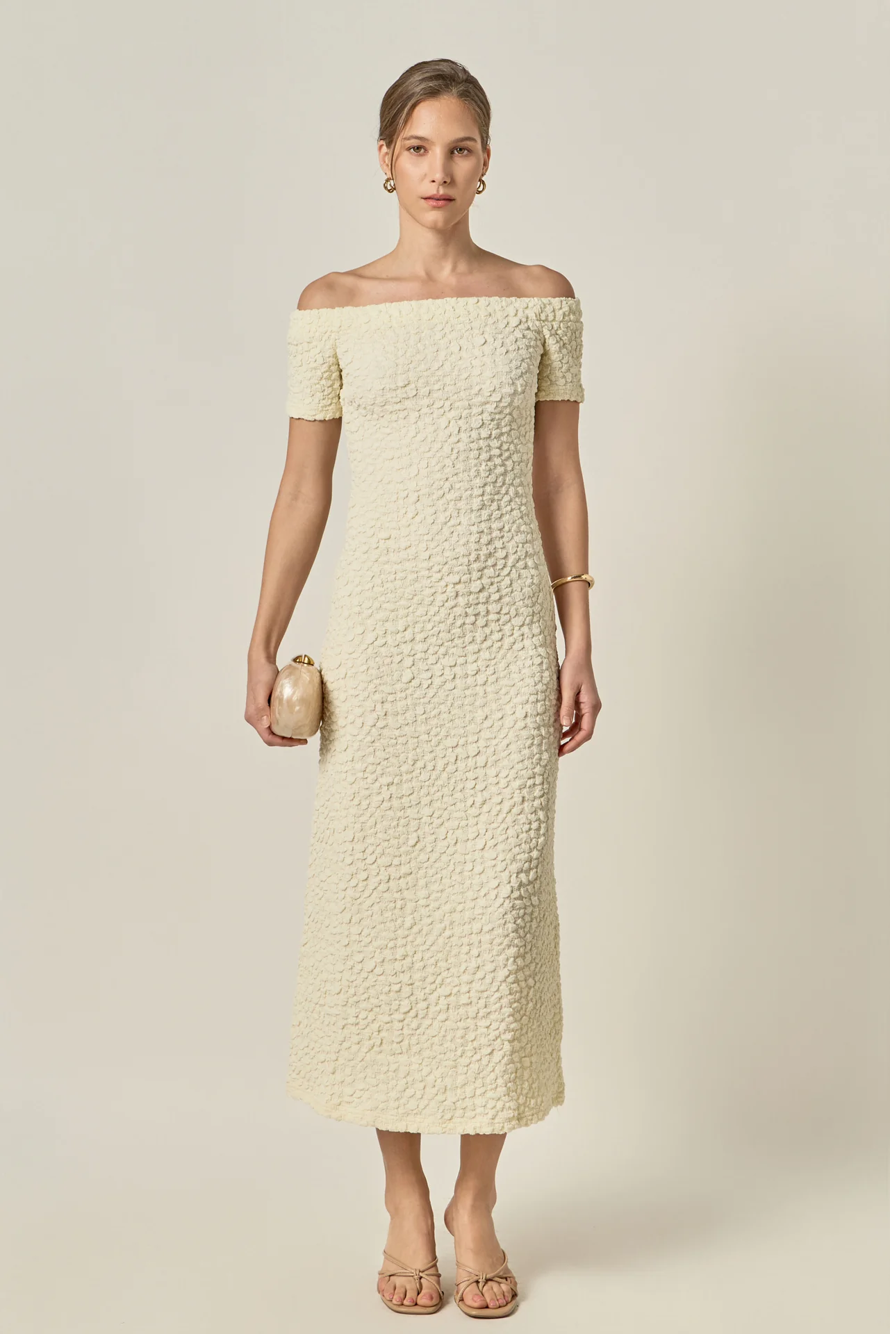 Textured Midi Dress - Image 14