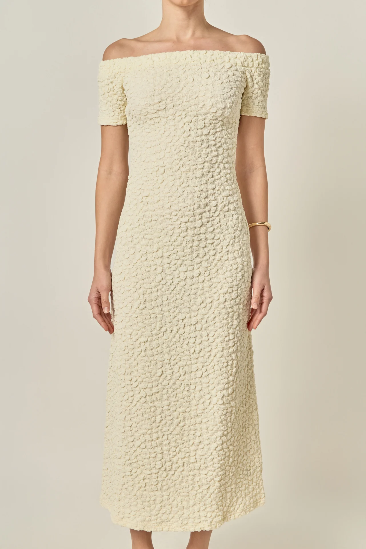 Textured Midi Dress - Image 15