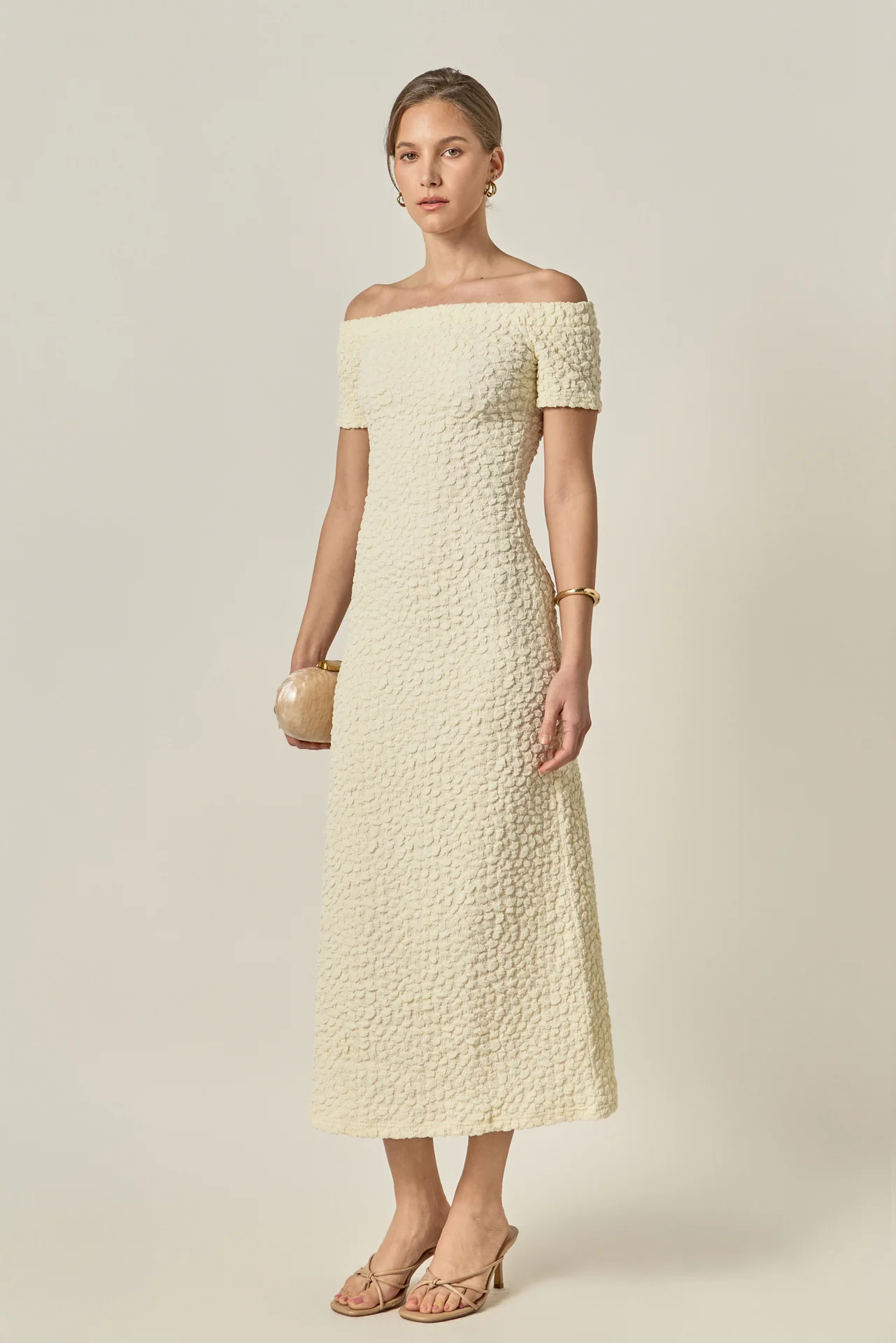 Textured Midi Dress - Image 17