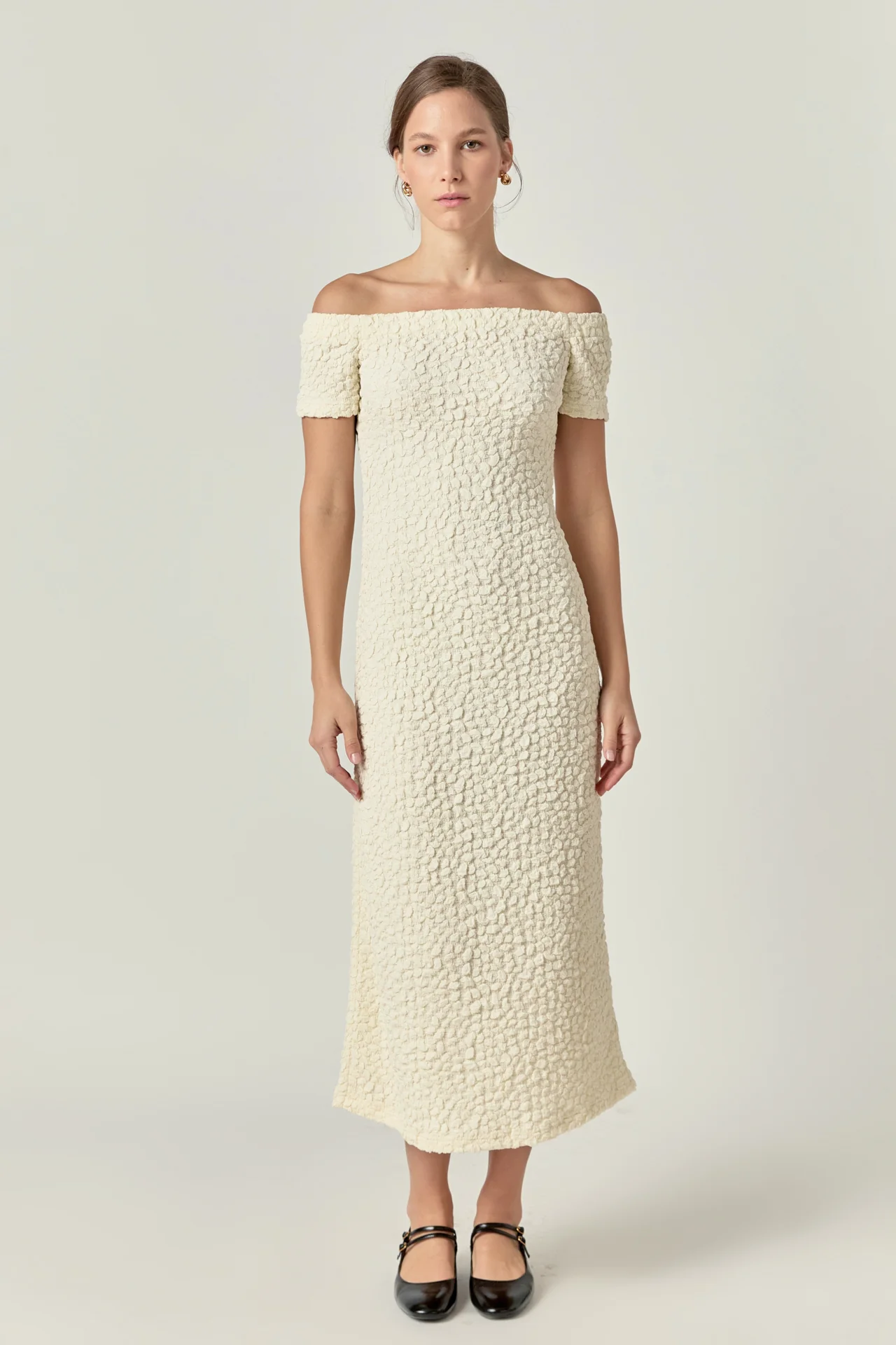 Textured Midi Dress - Image 20