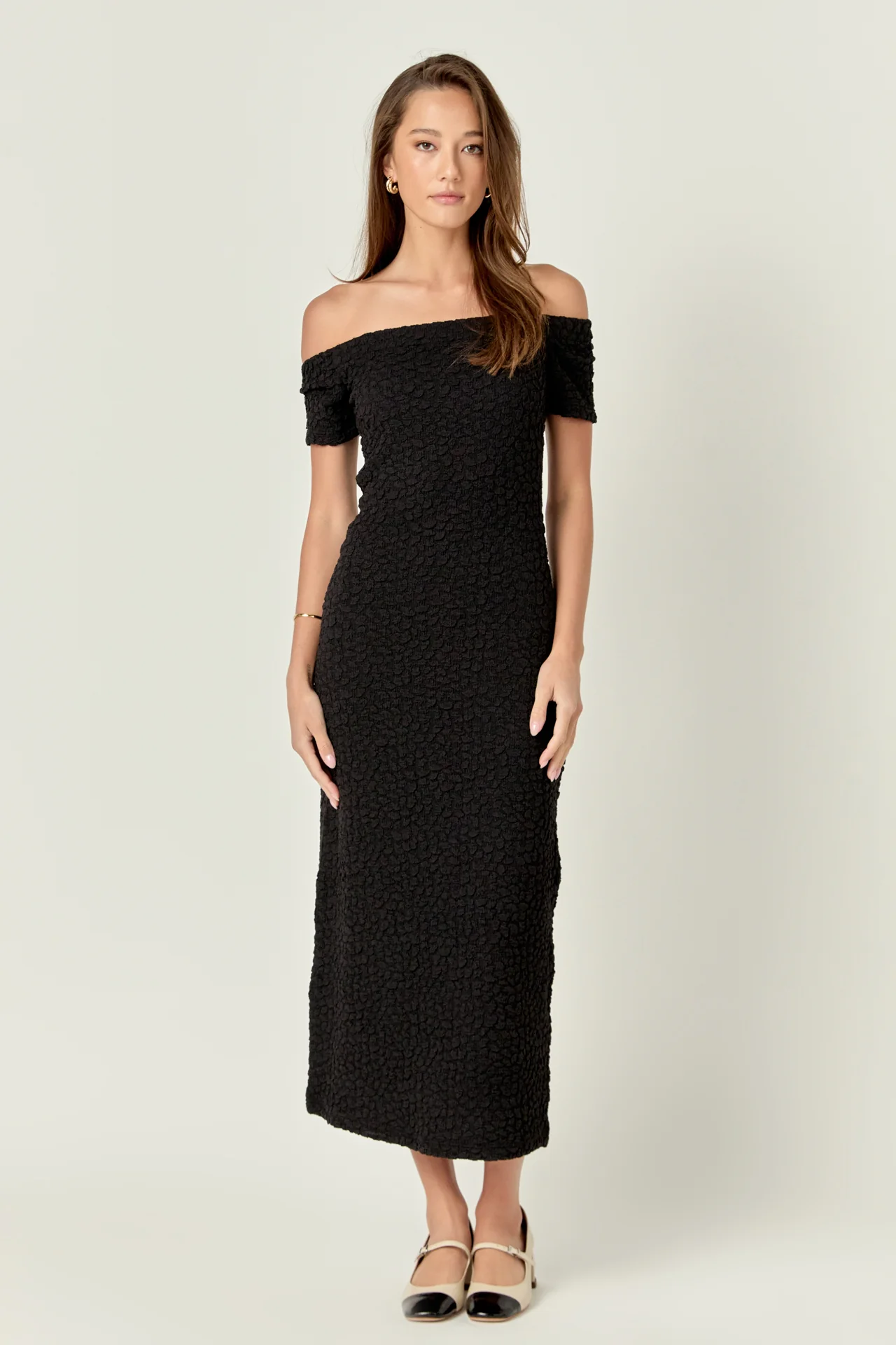 Textured Midi Dress - Image 21