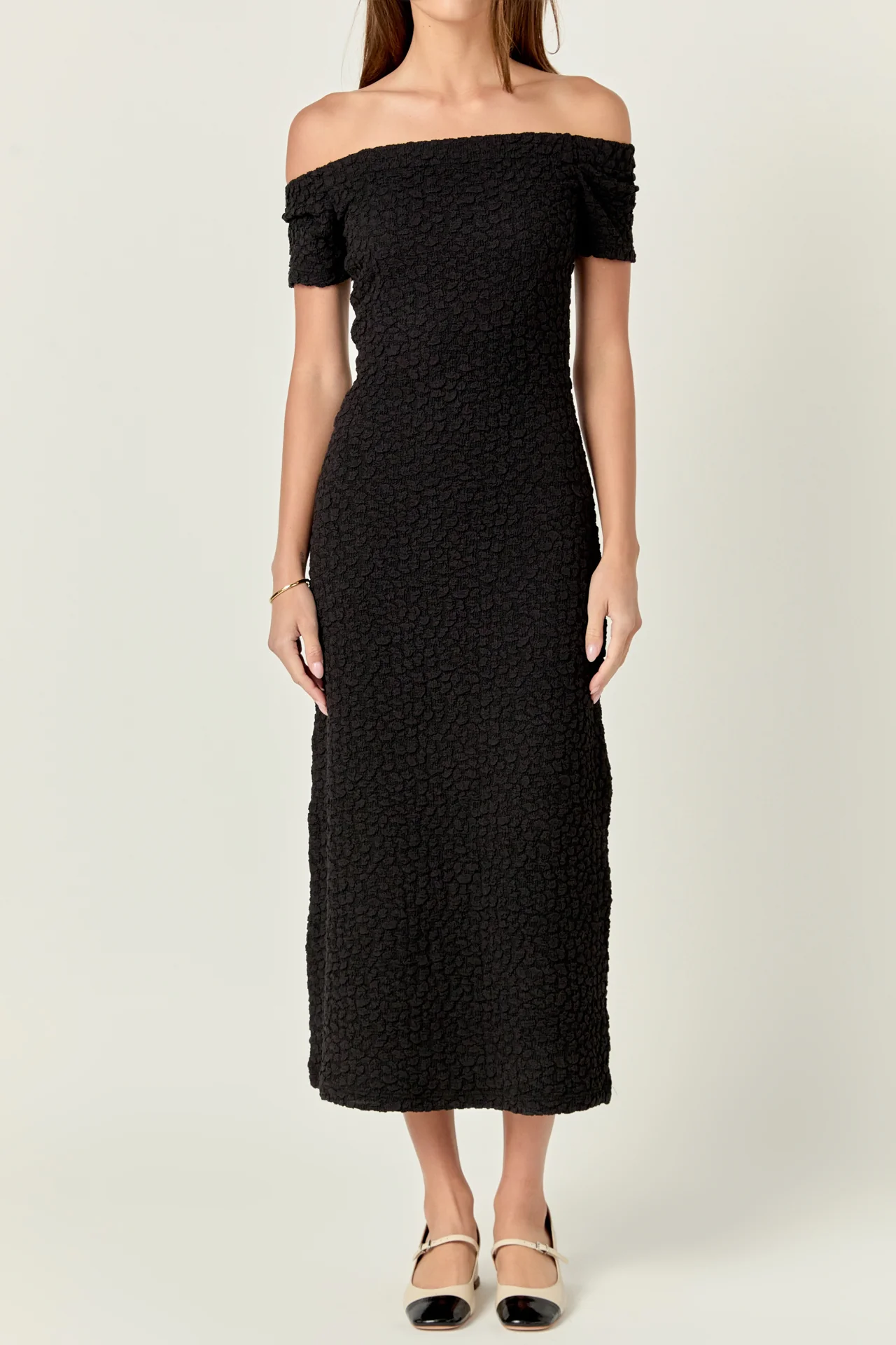 Textured Midi Dress - Image 22