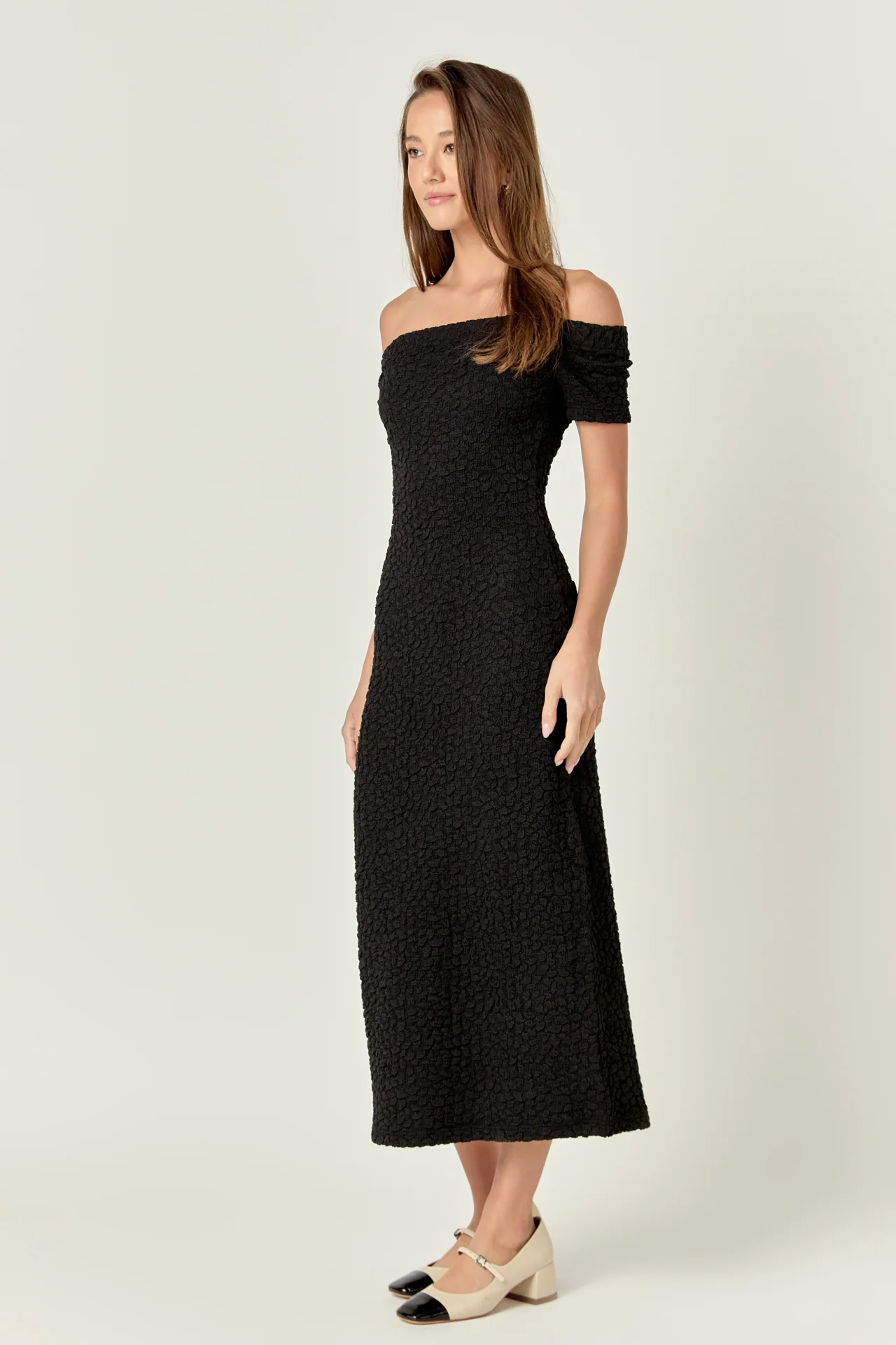 Textured Midi Dress - Image 23