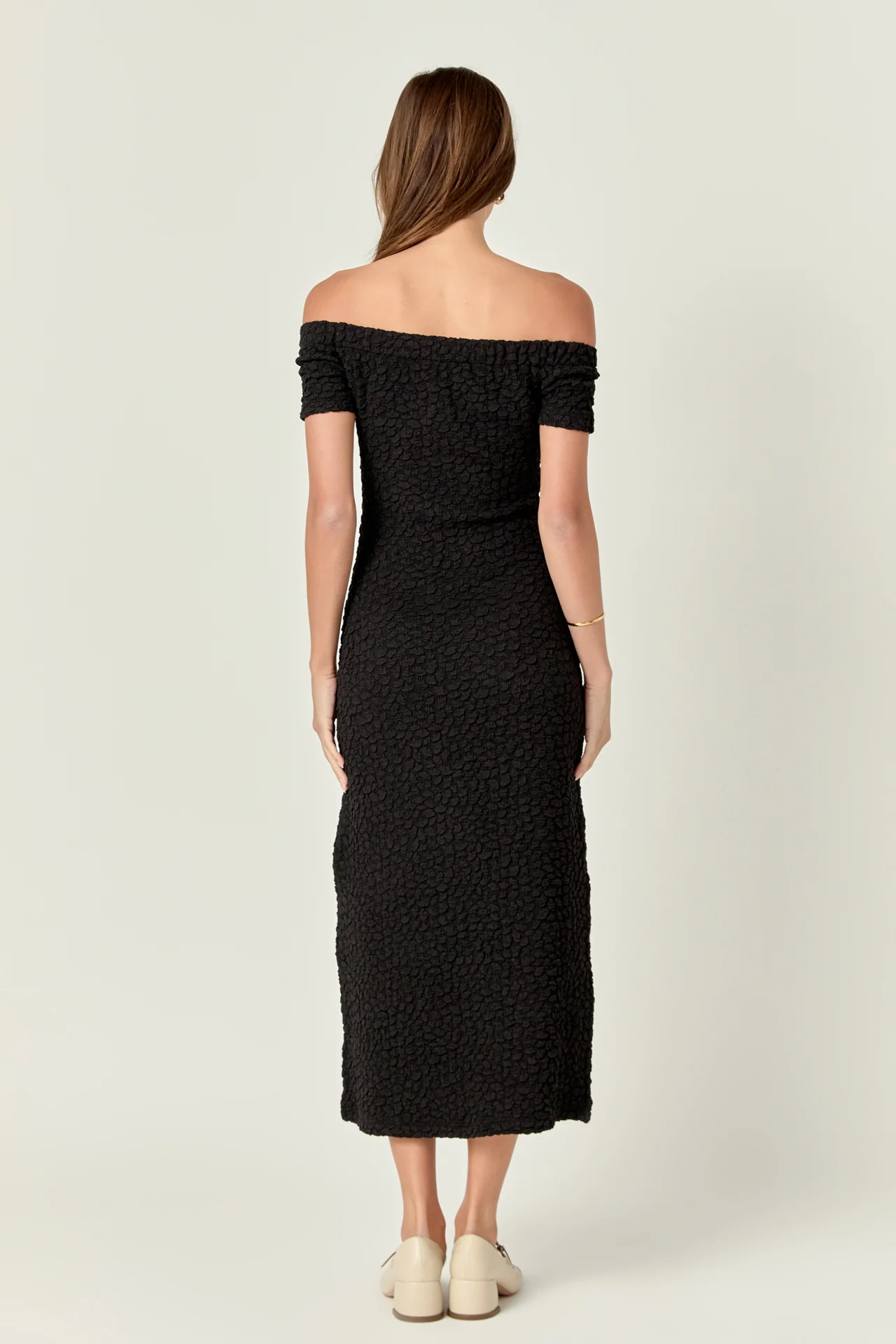 Textured Midi Dress - Image 24
