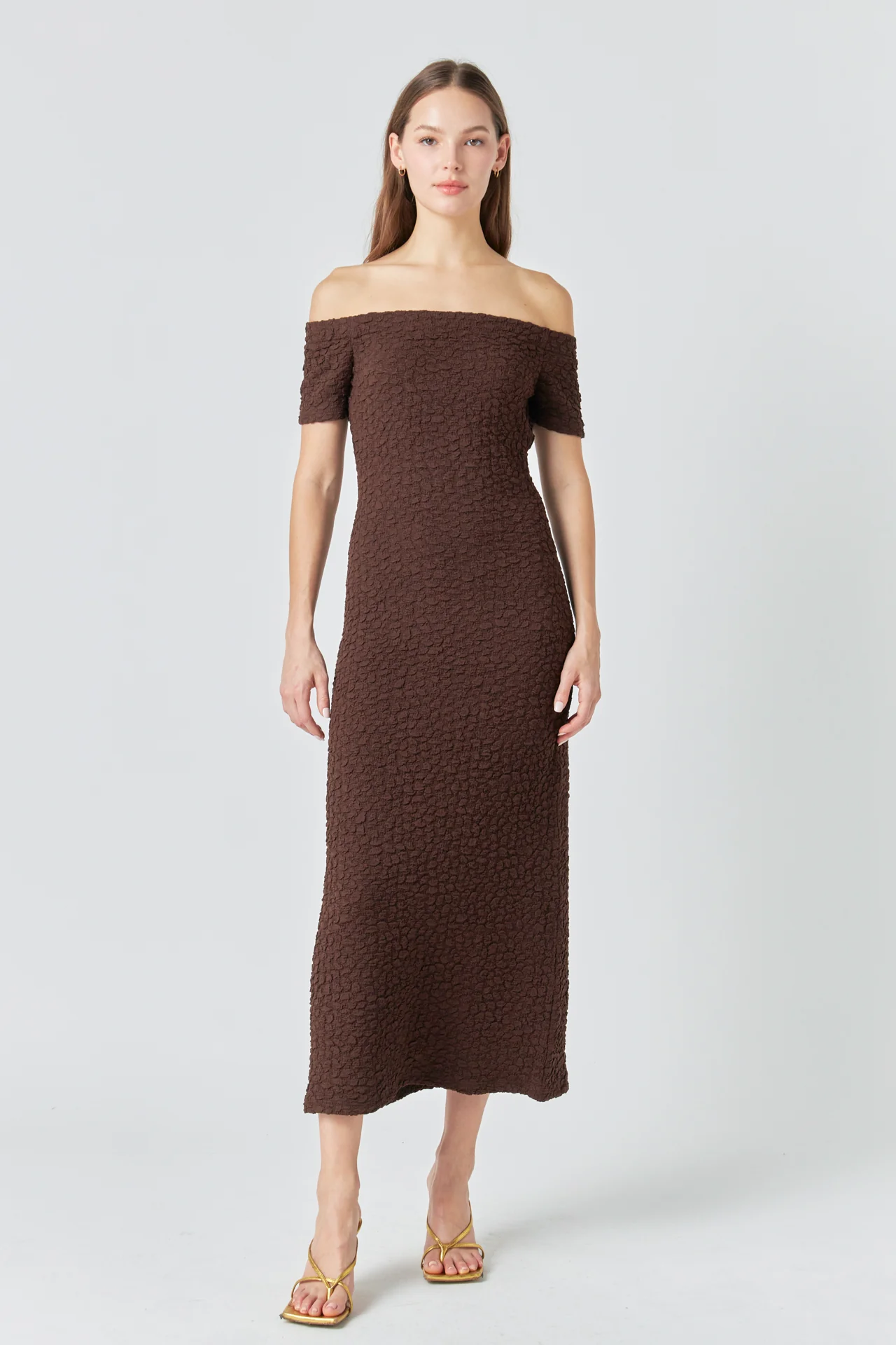 Textured Midi Dress - Image 26