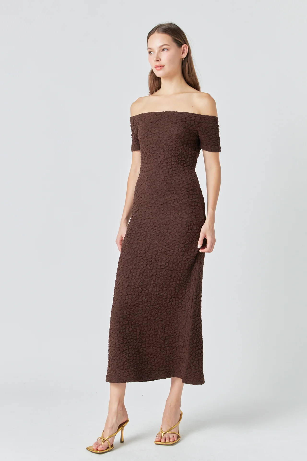 Textured Midi Dress - Image 28