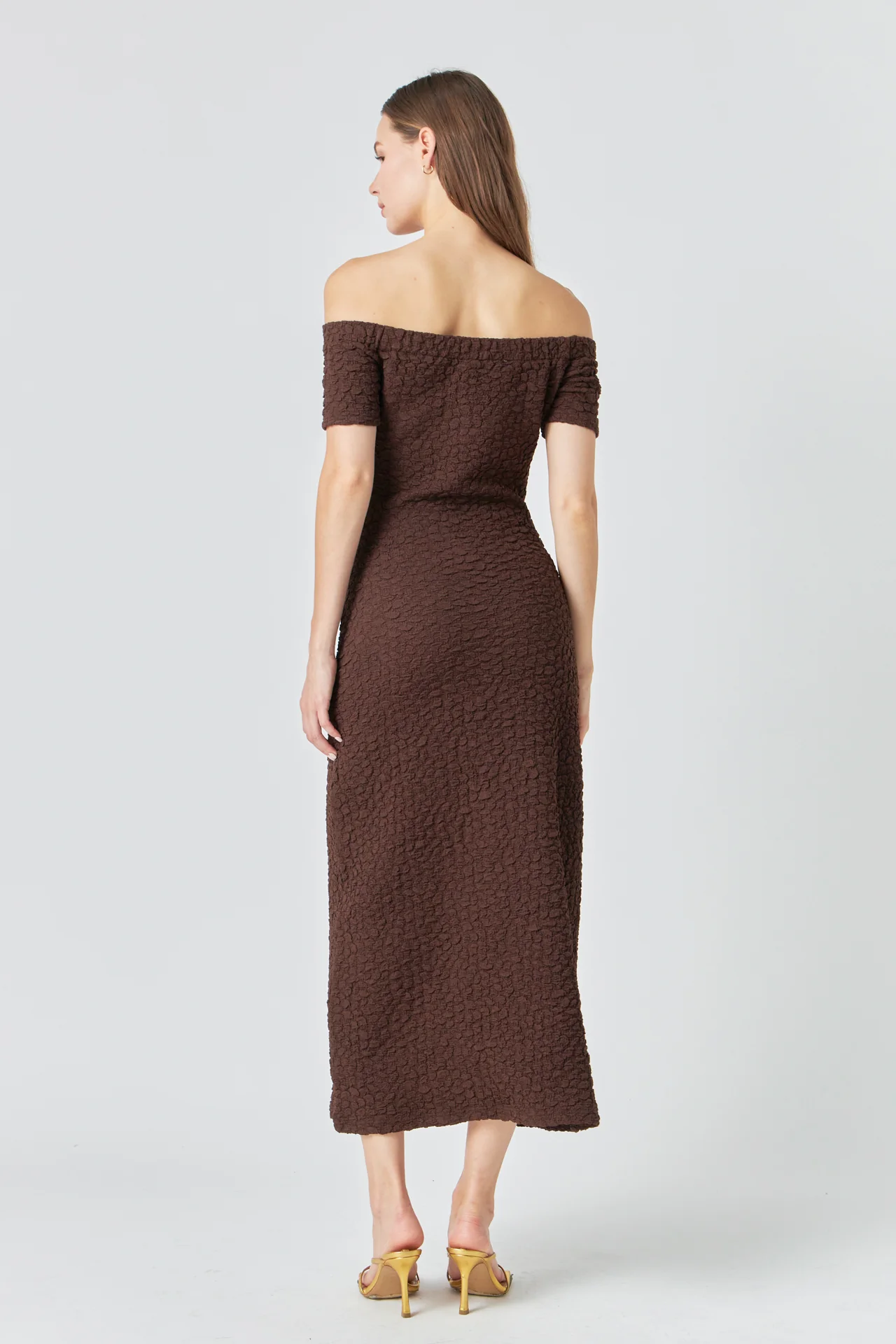 Textured Midi Dress - Image 29
