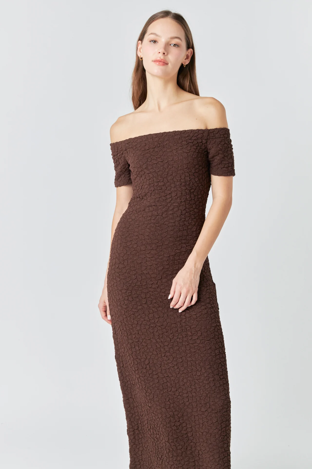 Textured Midi Dress - Image 30