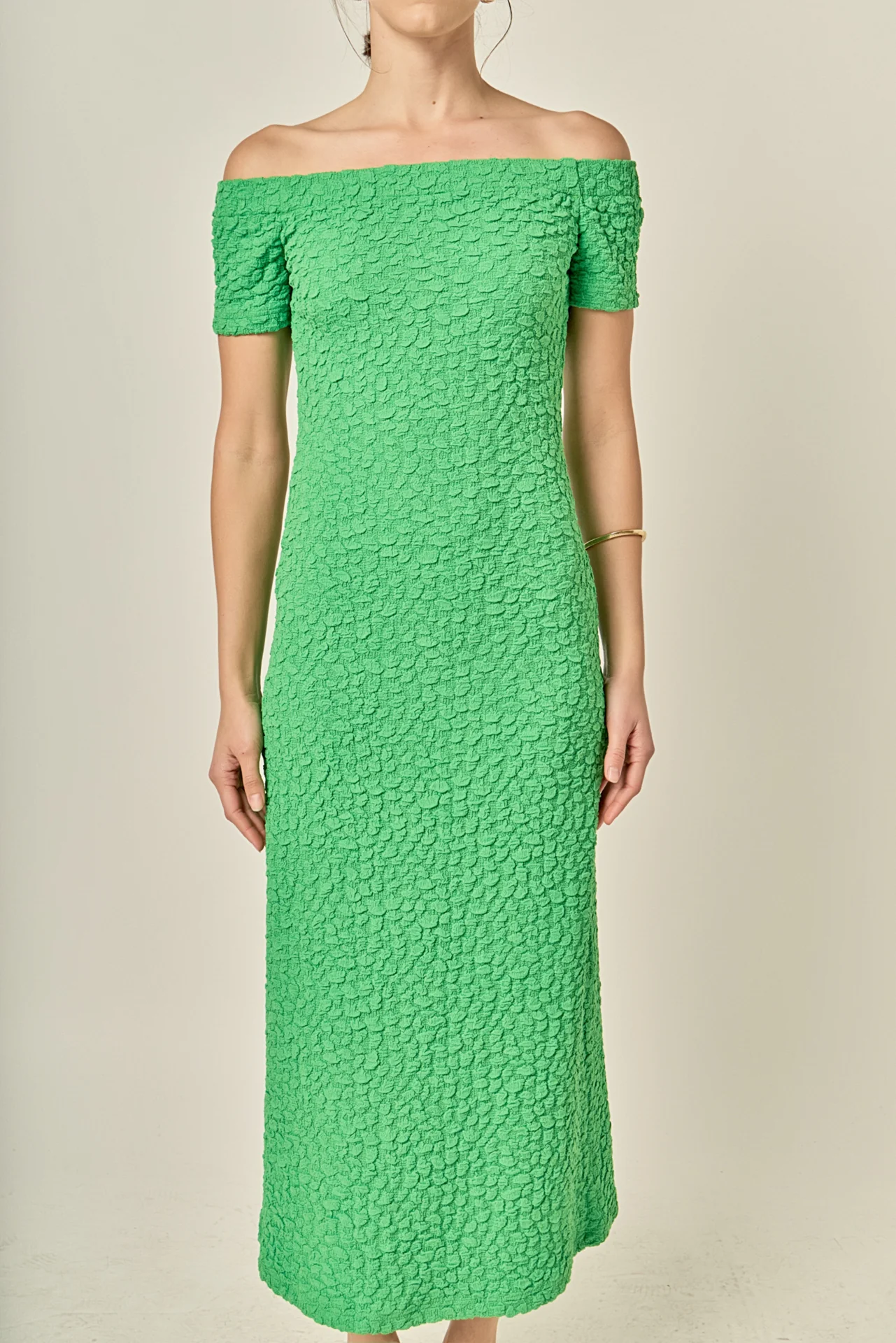 Textured Midi Dress - Image 8