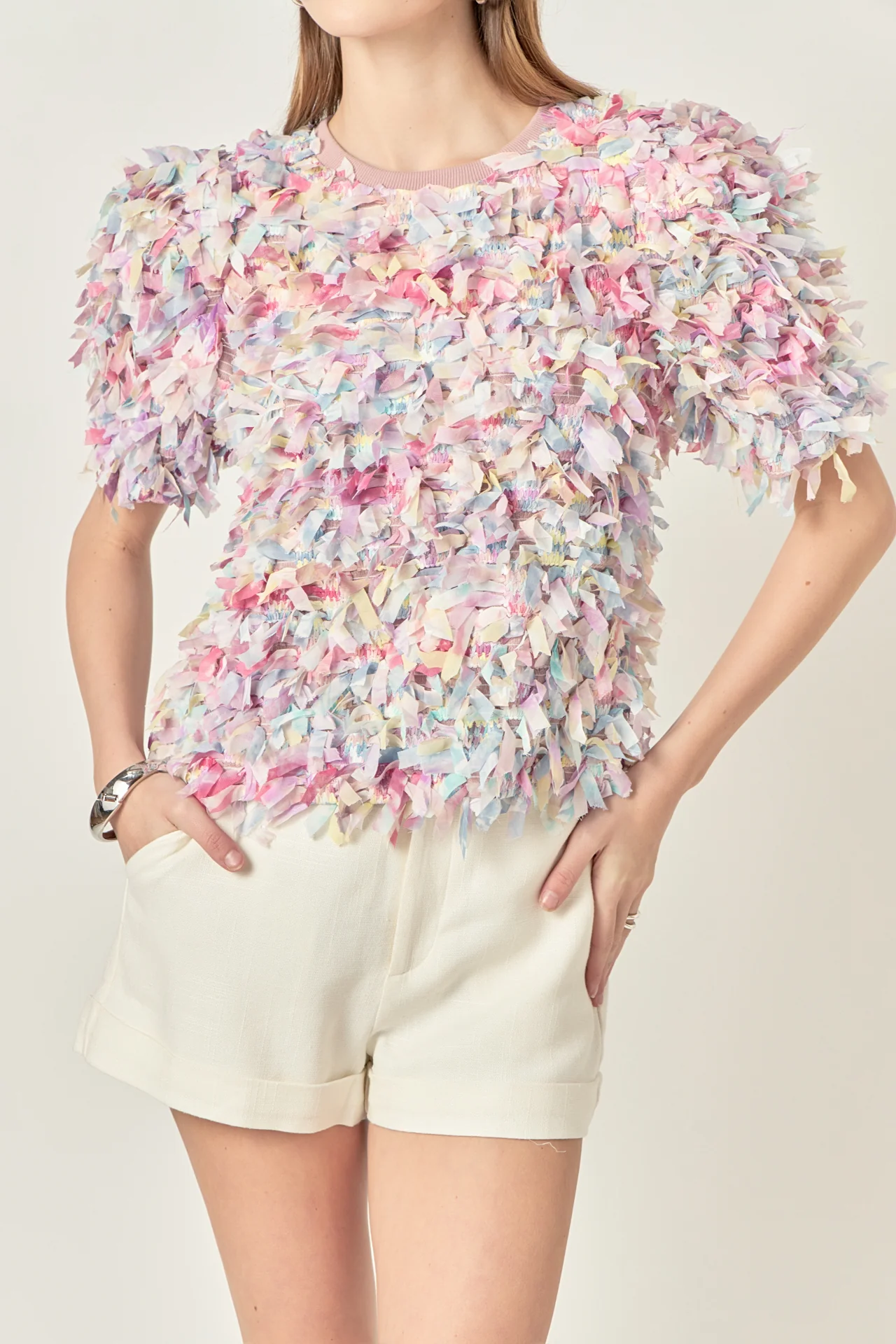 Premium Textured Ribbon Top - Image 7