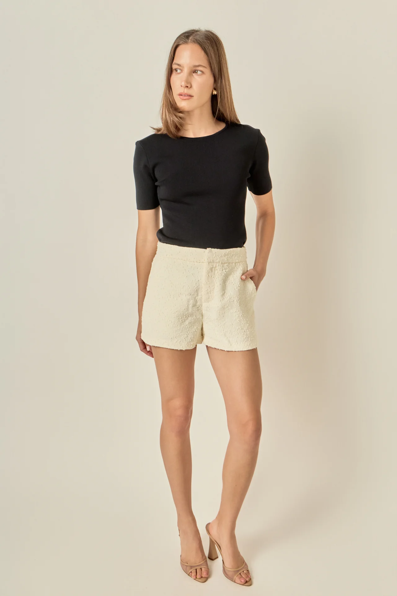 Chloe Textured Shorts - Image 6