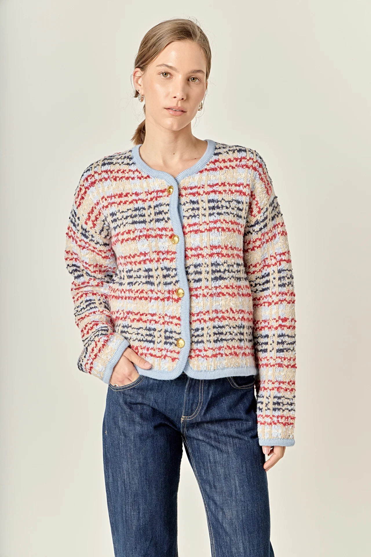 Textured Stripe Jacket - Image 10