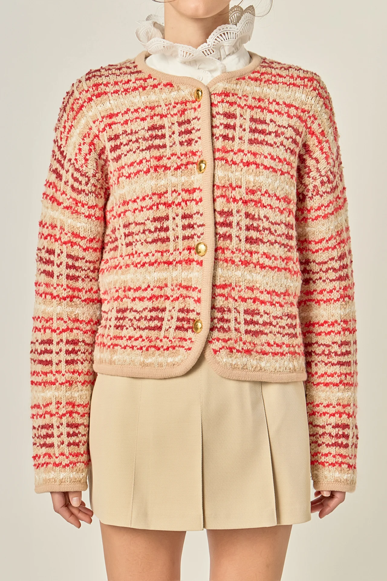Textured Stripe Jacket - Image 2