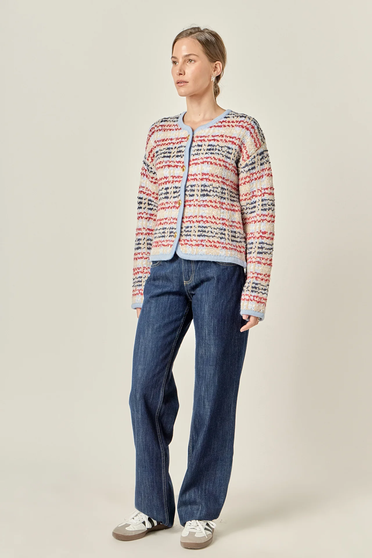 Textured Stripe Jacket - Image 8