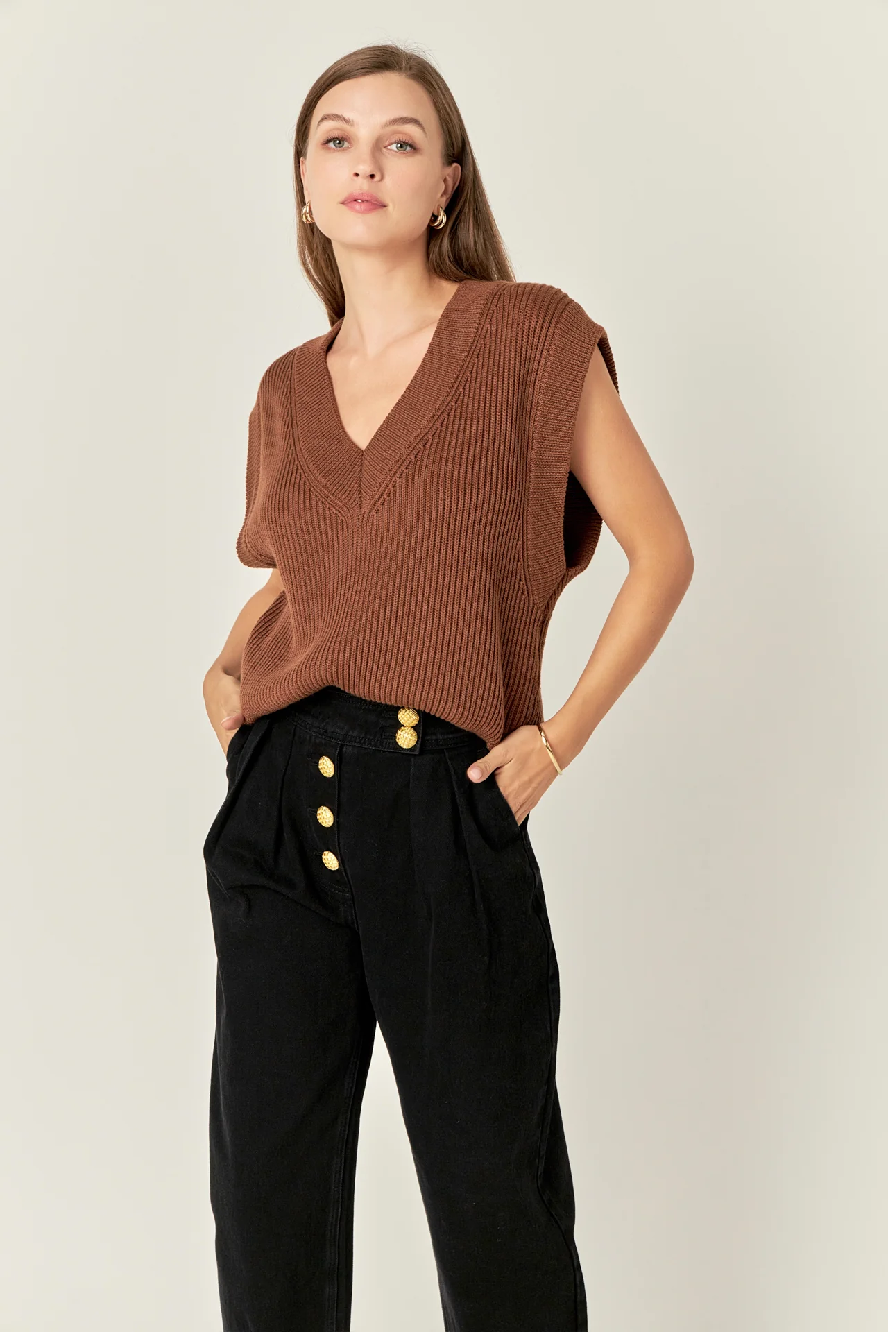 Oversized Sweater Vest - Image 25