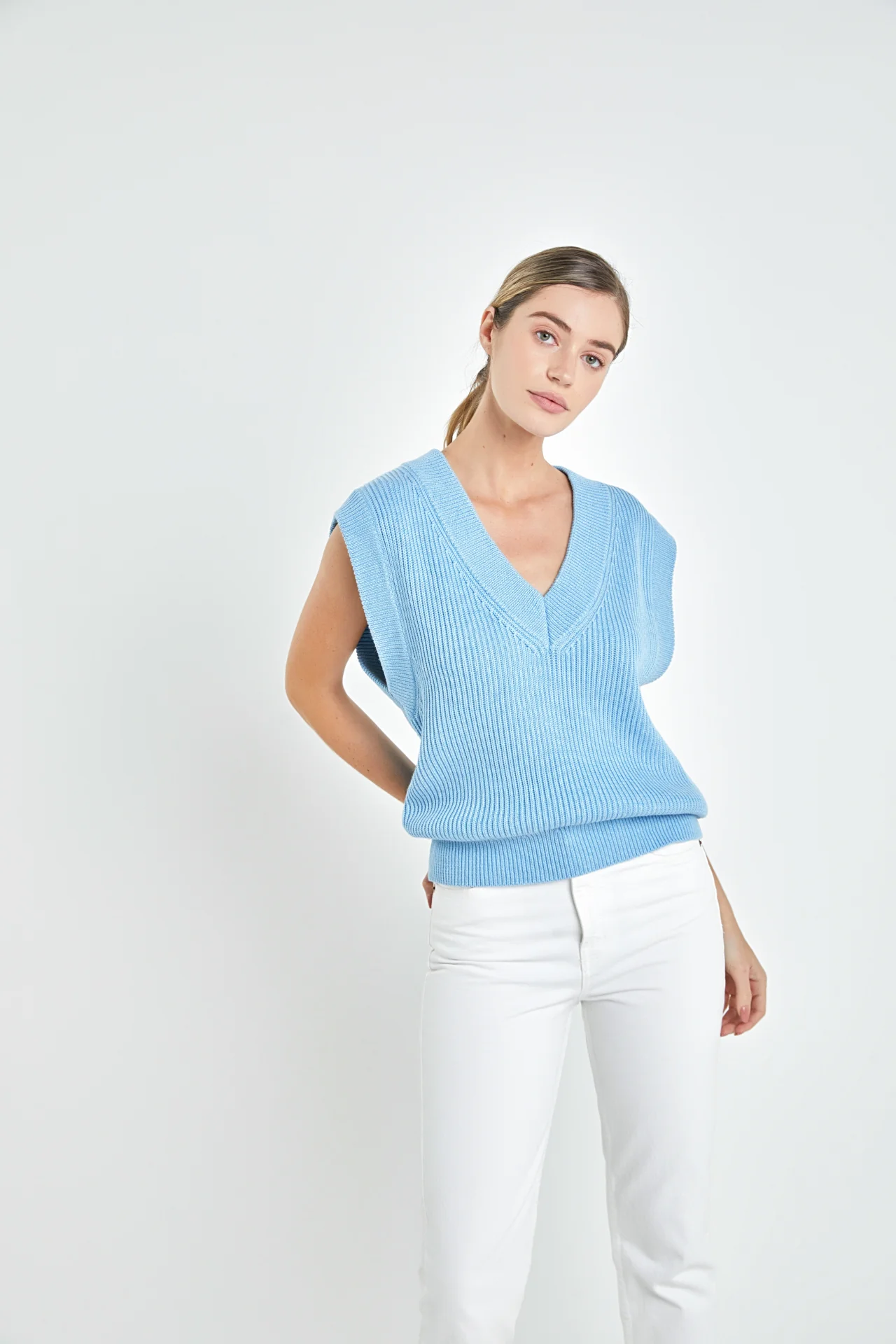 Oversized Sweater Vest - Image 35
