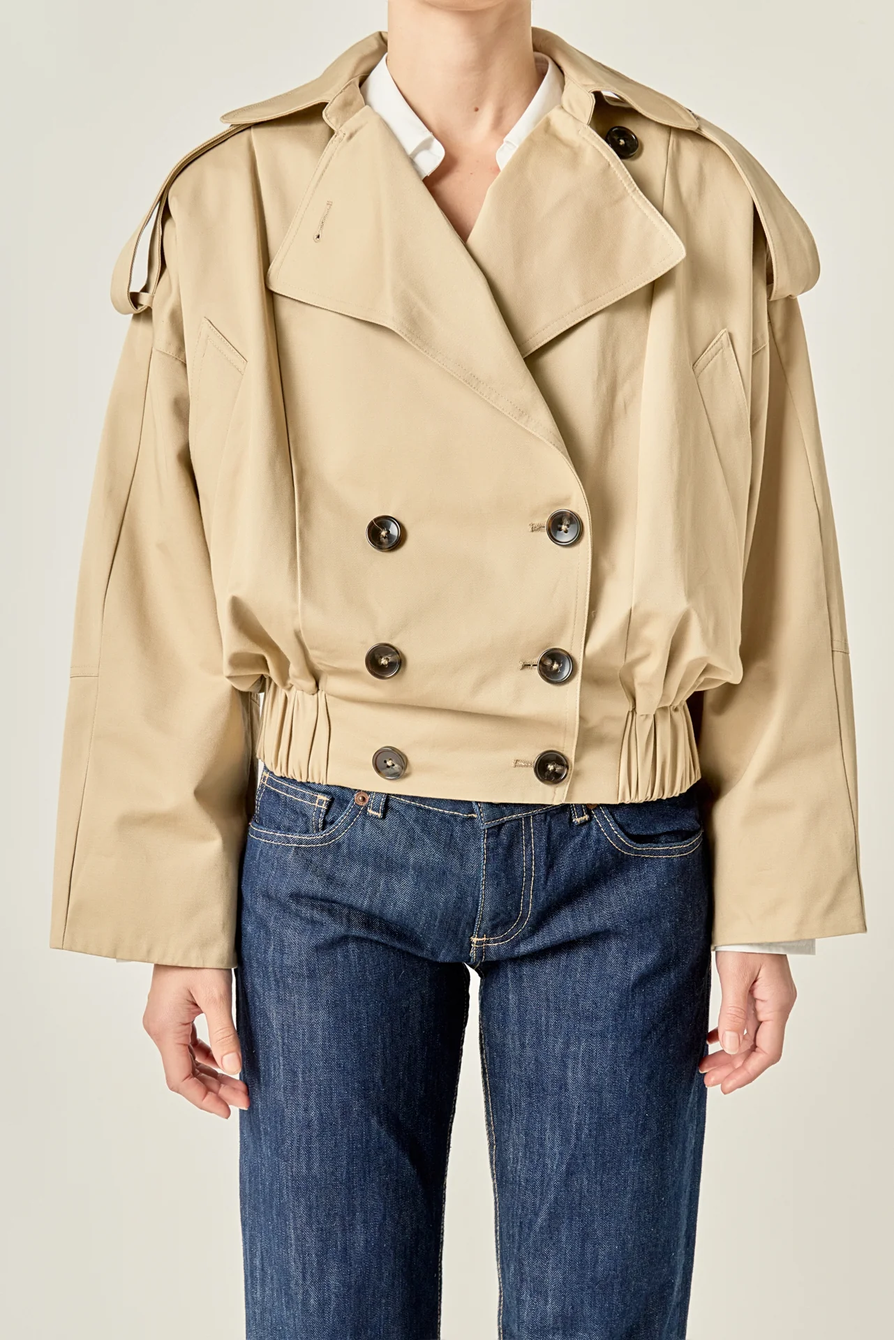 Trench Short Jacket - Image 2