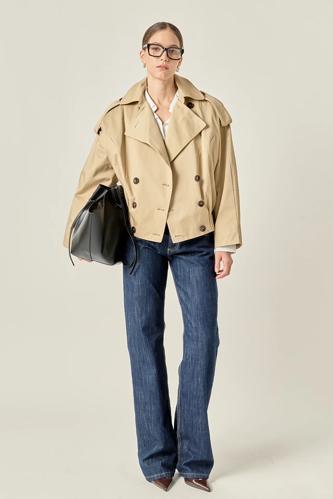 Trench Short Jacket - Image 5