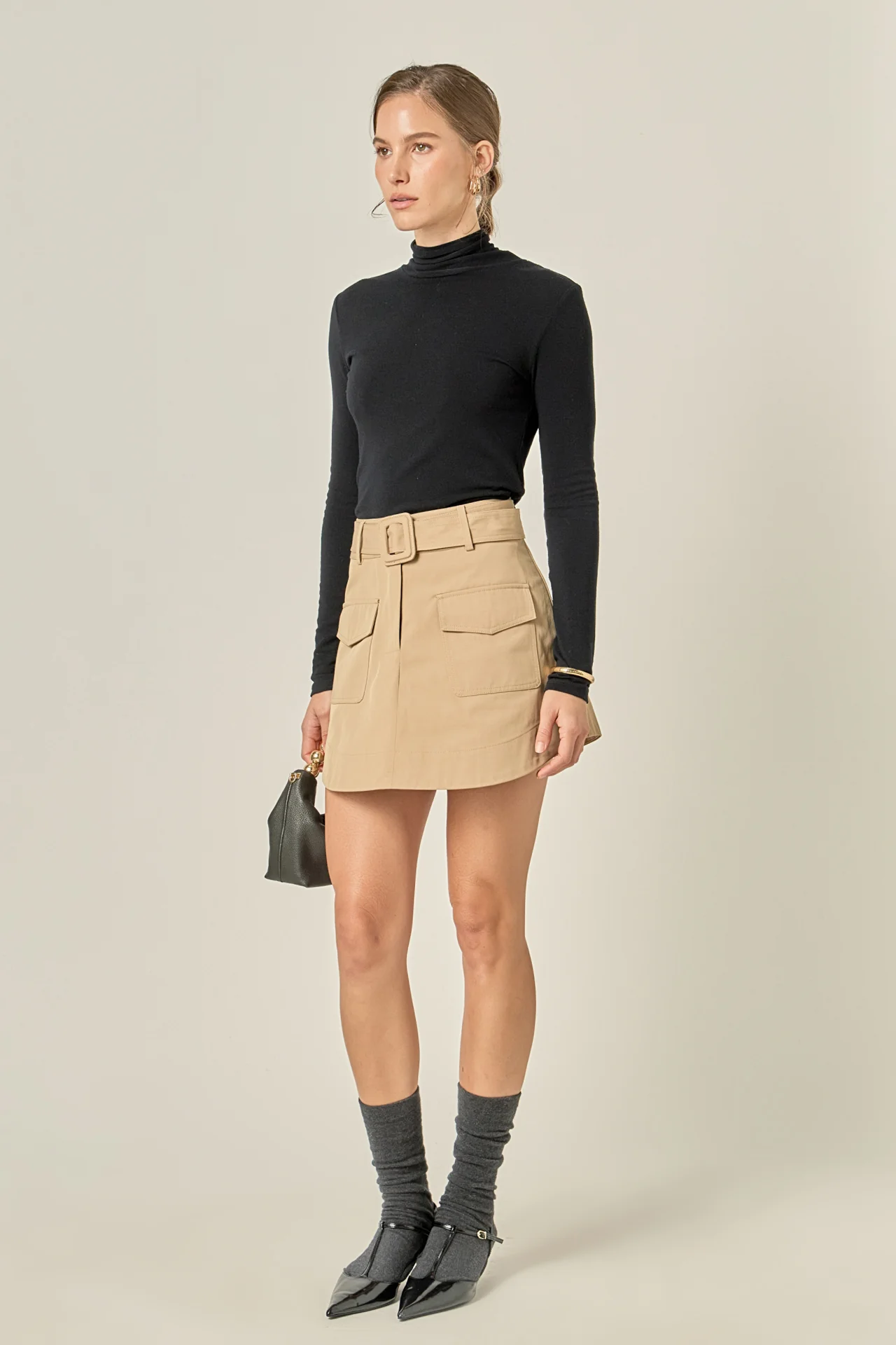 Blair Belted Mini Skirt - Image 3