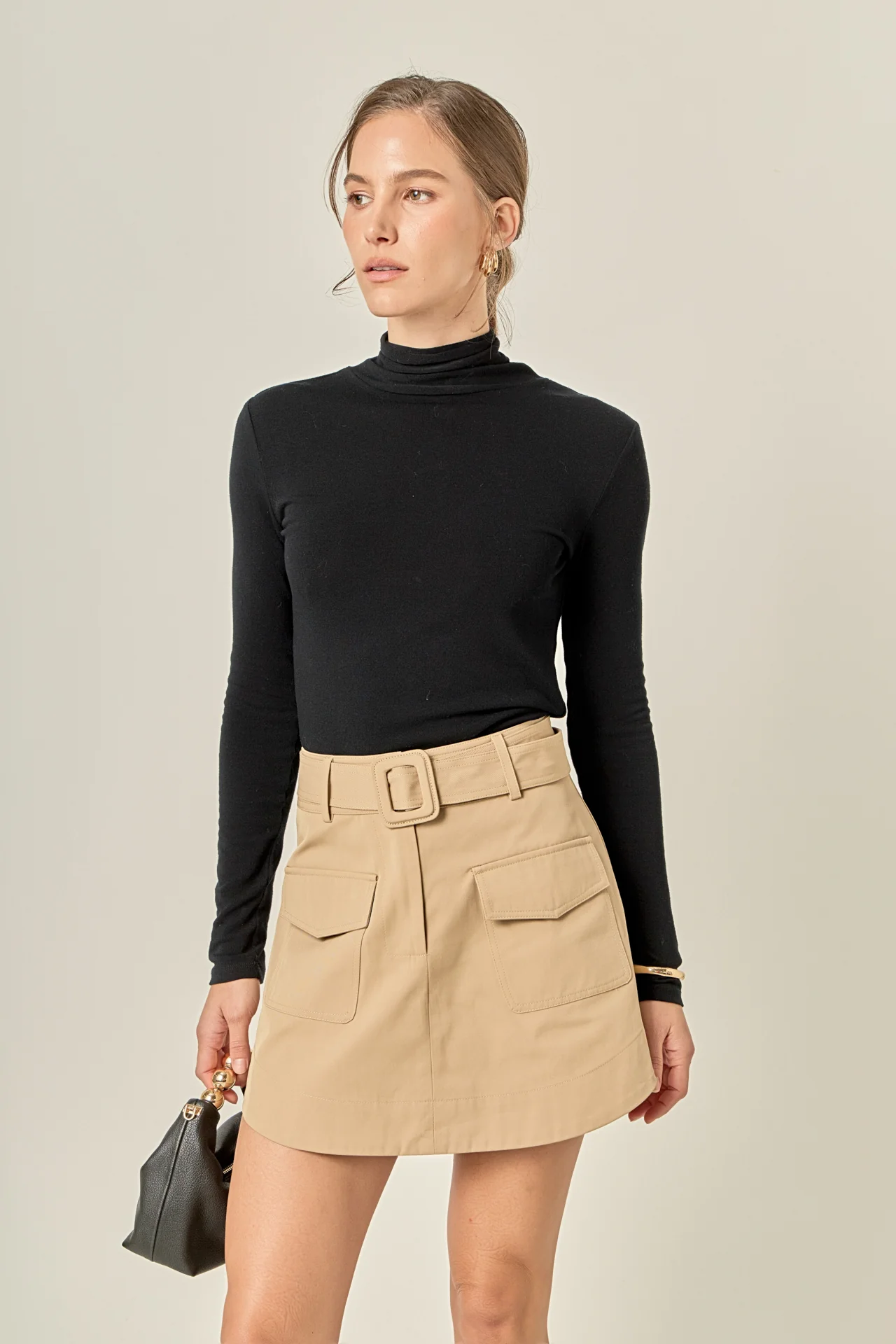 Blair Belted Mini Skirt - Image 6