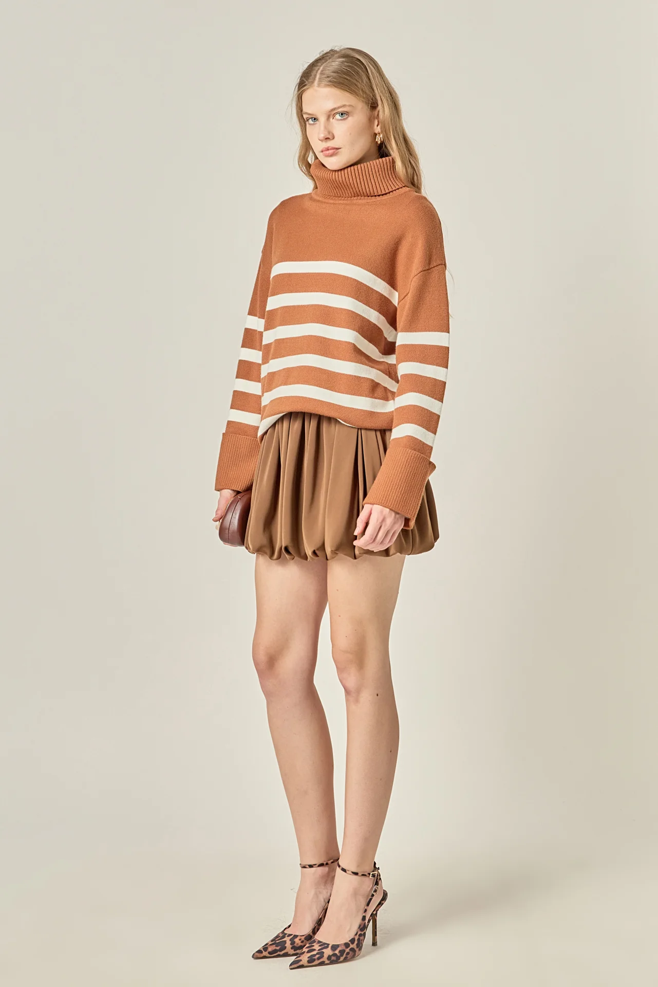 Turtle Neck Stripe Sweater - Image 8