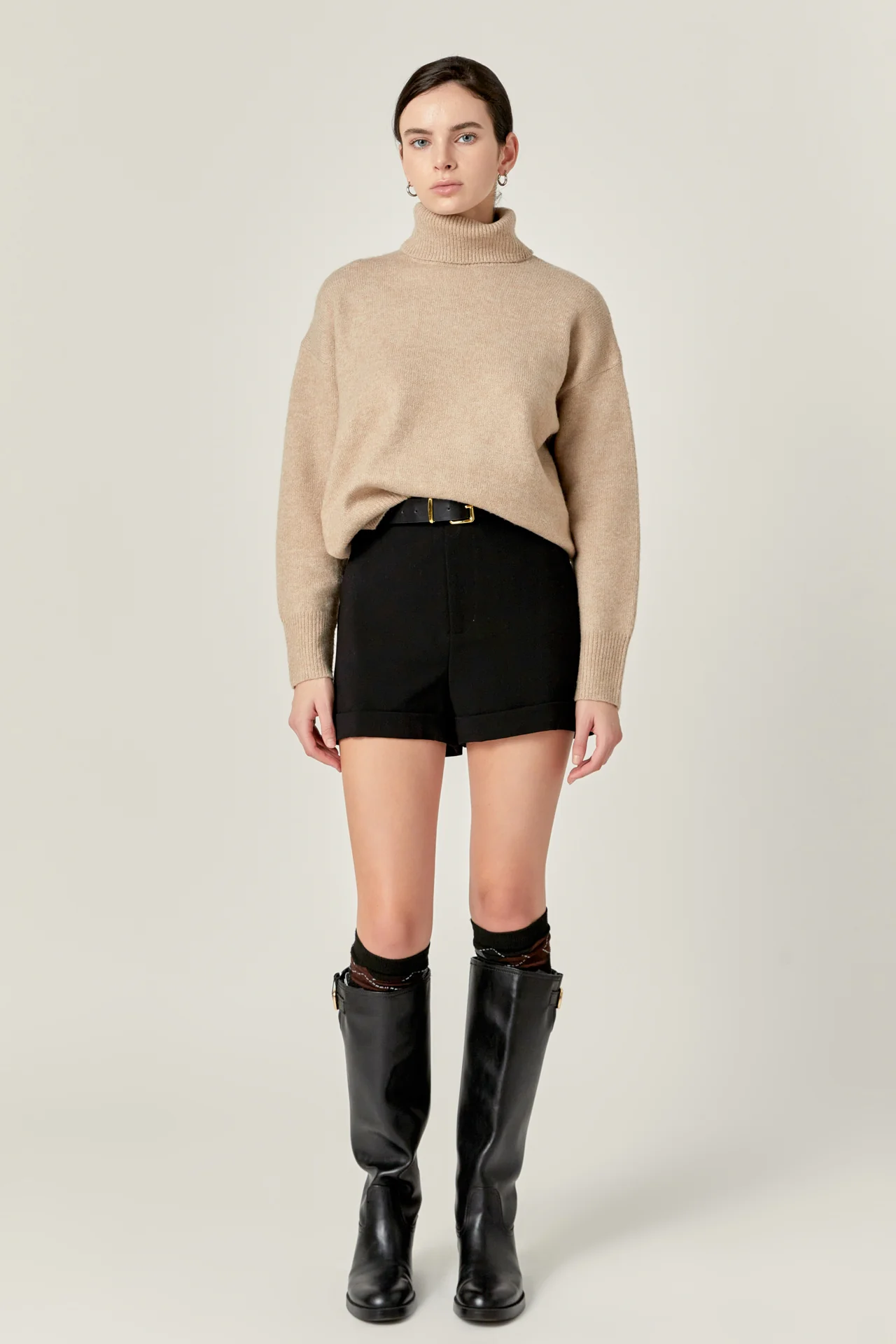 Turtleneck Long Sleeve Sweater - Image 16