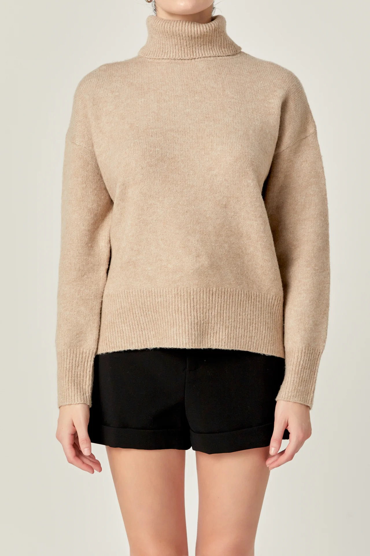 Turtleneck Long Sleeve Sweater - Image 17