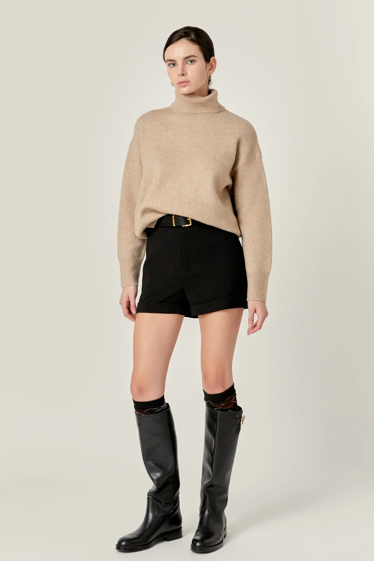 Turtleneck Long Sleeve Sweater - Image 18
