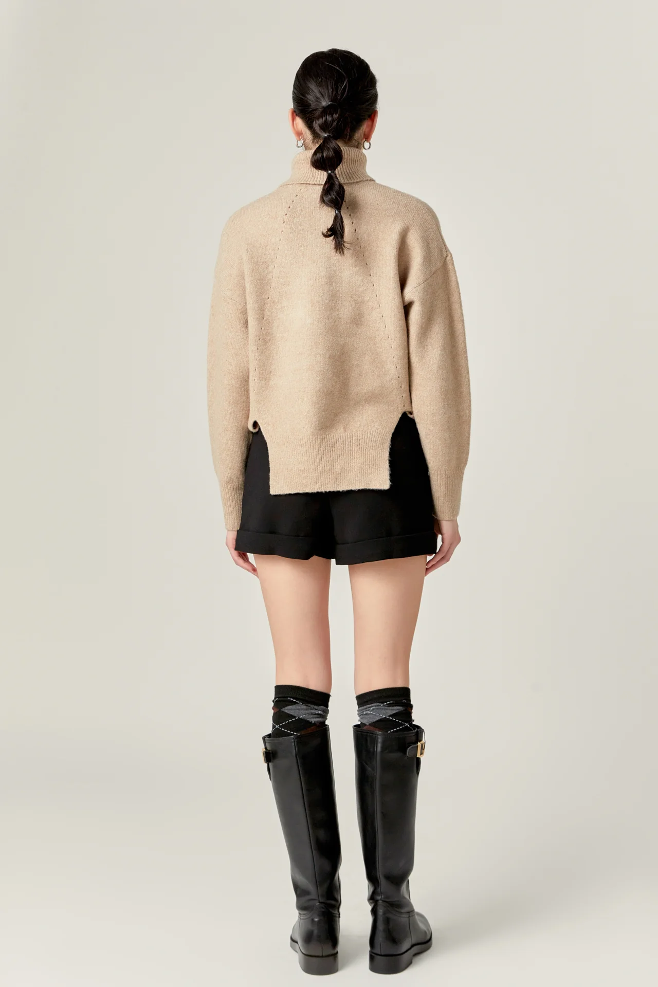 Turtleneck Long Sleeve Sweater - Image 19