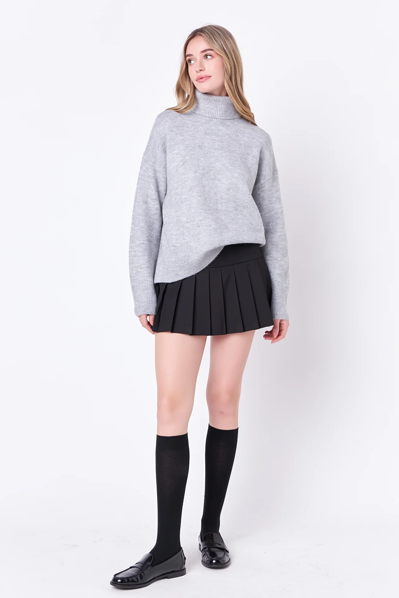Turtleneck Long Sleeve Sweater - Image 21