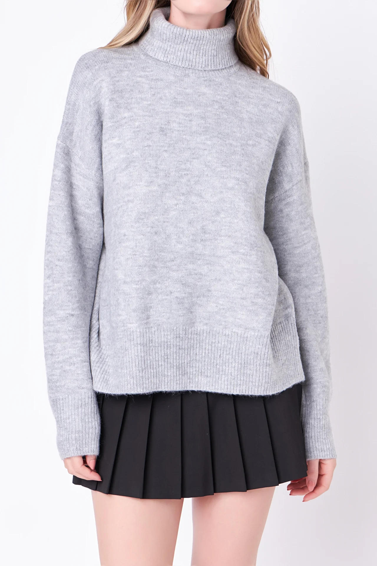 Turtleneck Long Sleeve Sweater - Image 22