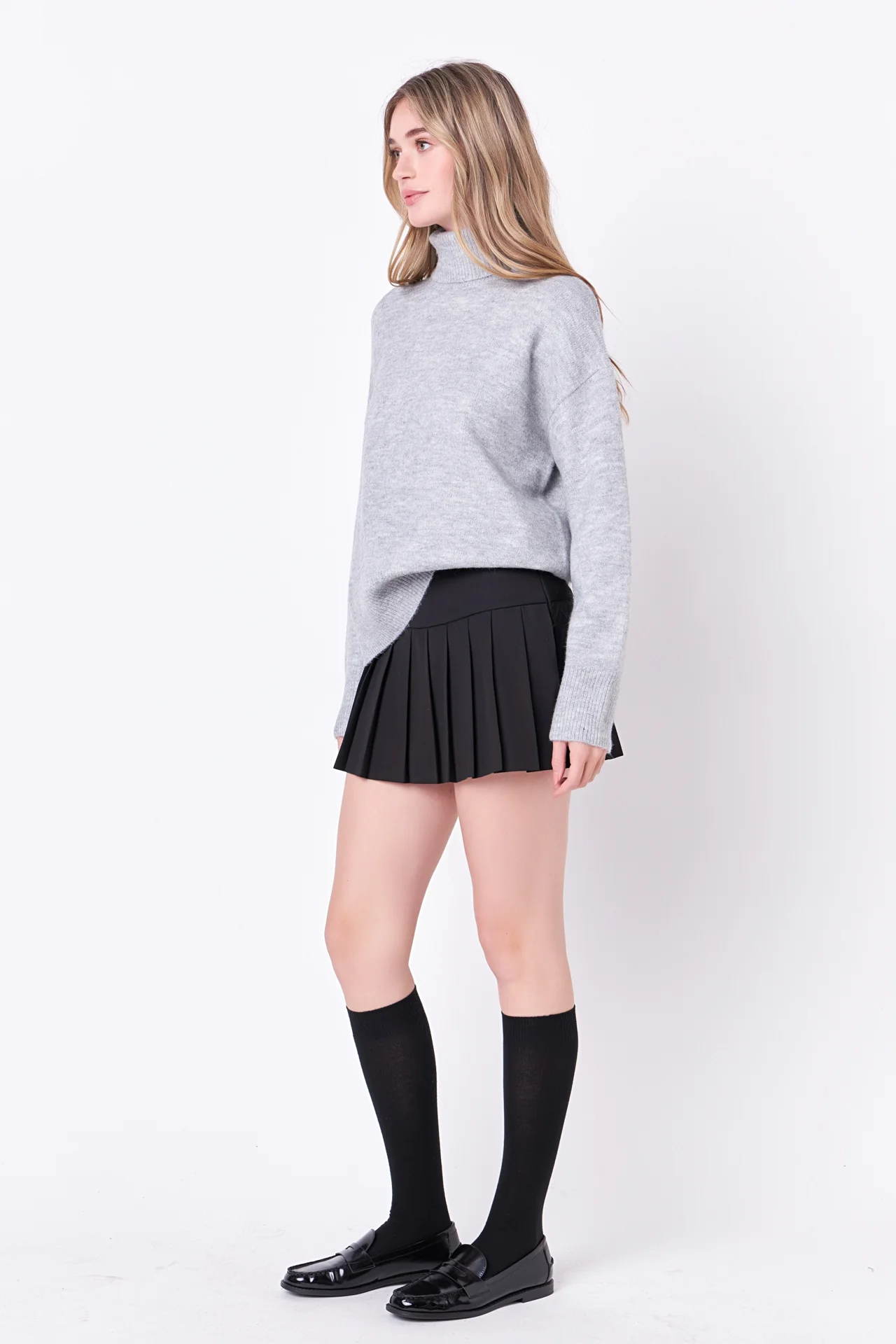 Turtleneck Long Sleeve Sweater - Image 23