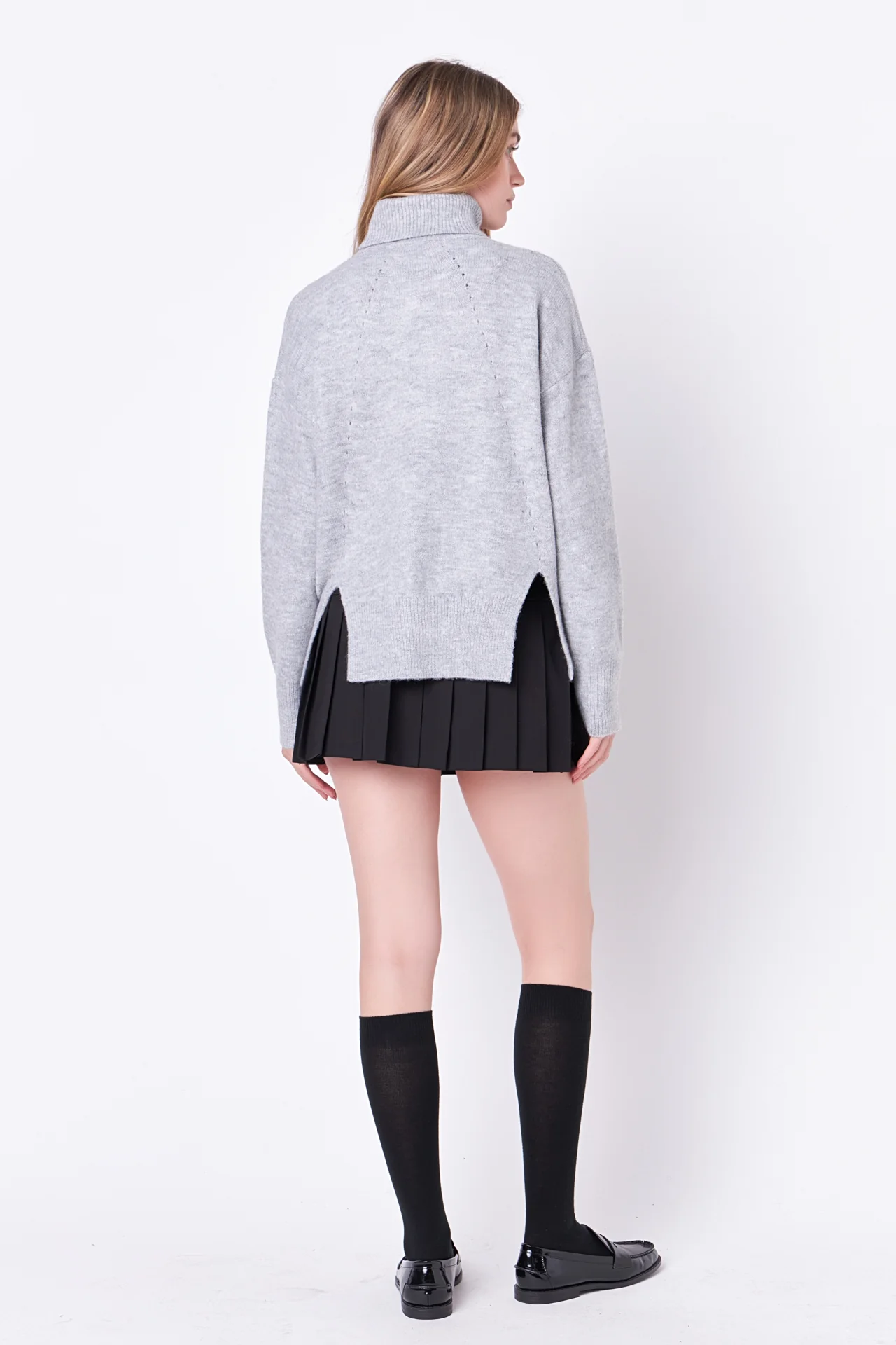 Turtleneck Long Sleeve Sweater - Image 24